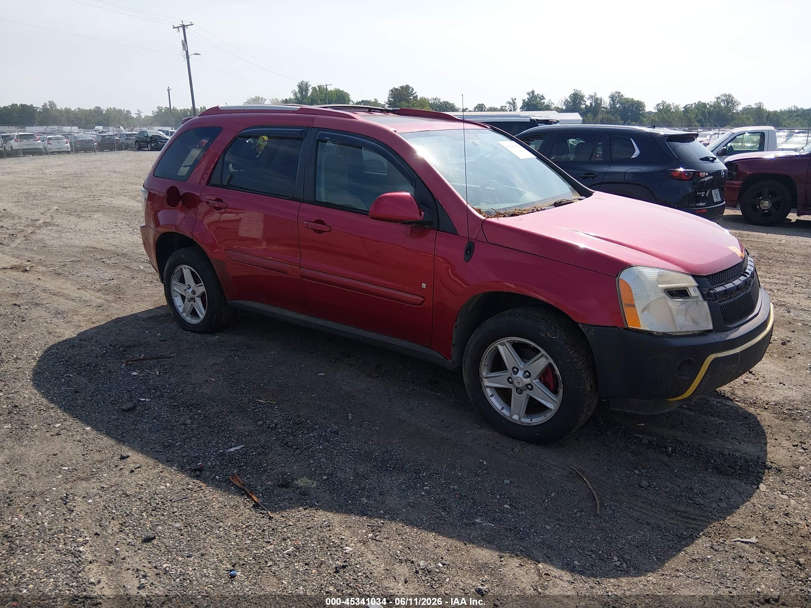 2006 Chevrolet Equinox LT, VIN 2CNDL73F766177089 — Rear end