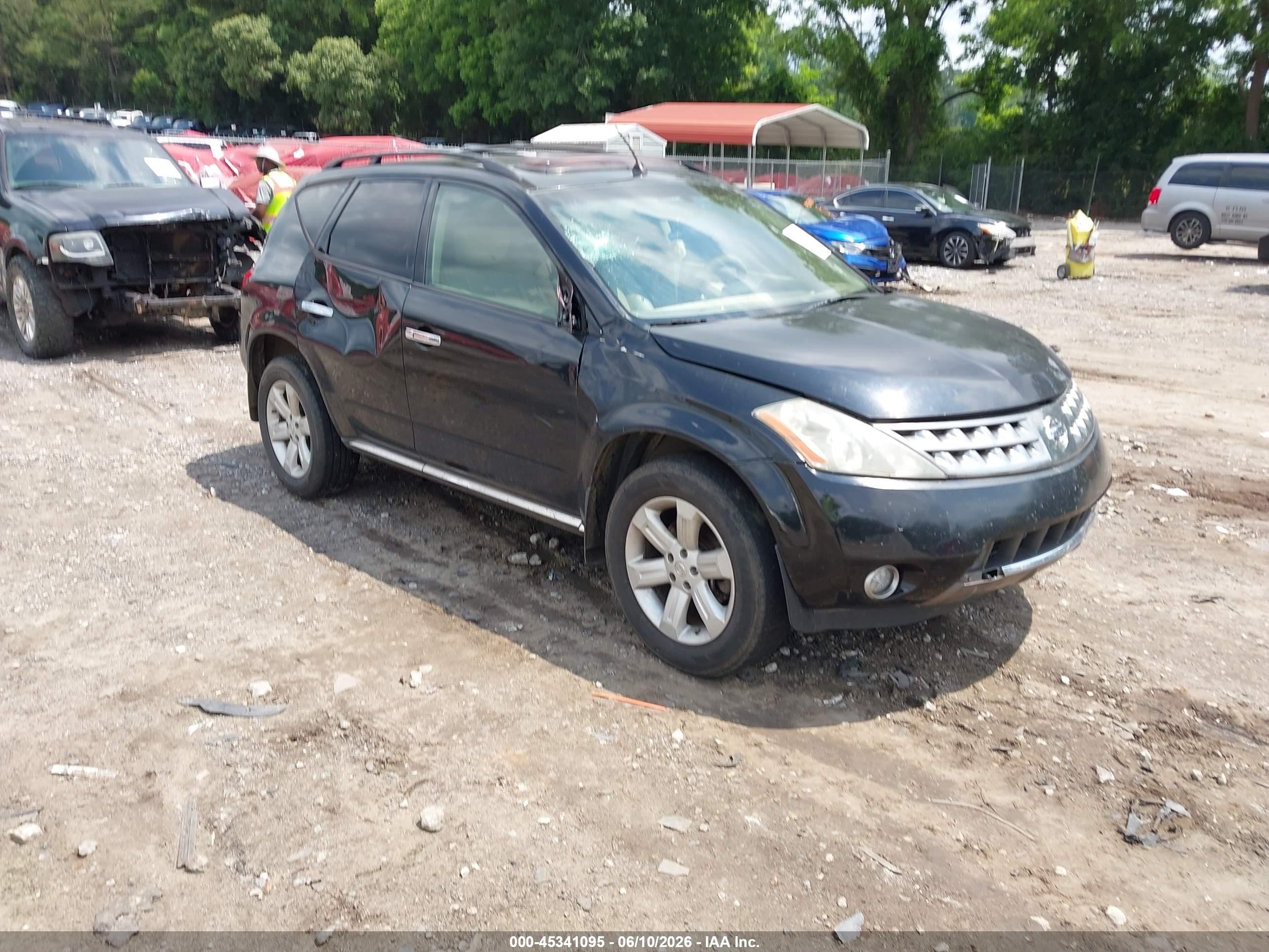 2007 Nissan Murano S, VIN JN8AZ08T57W500563 — Side