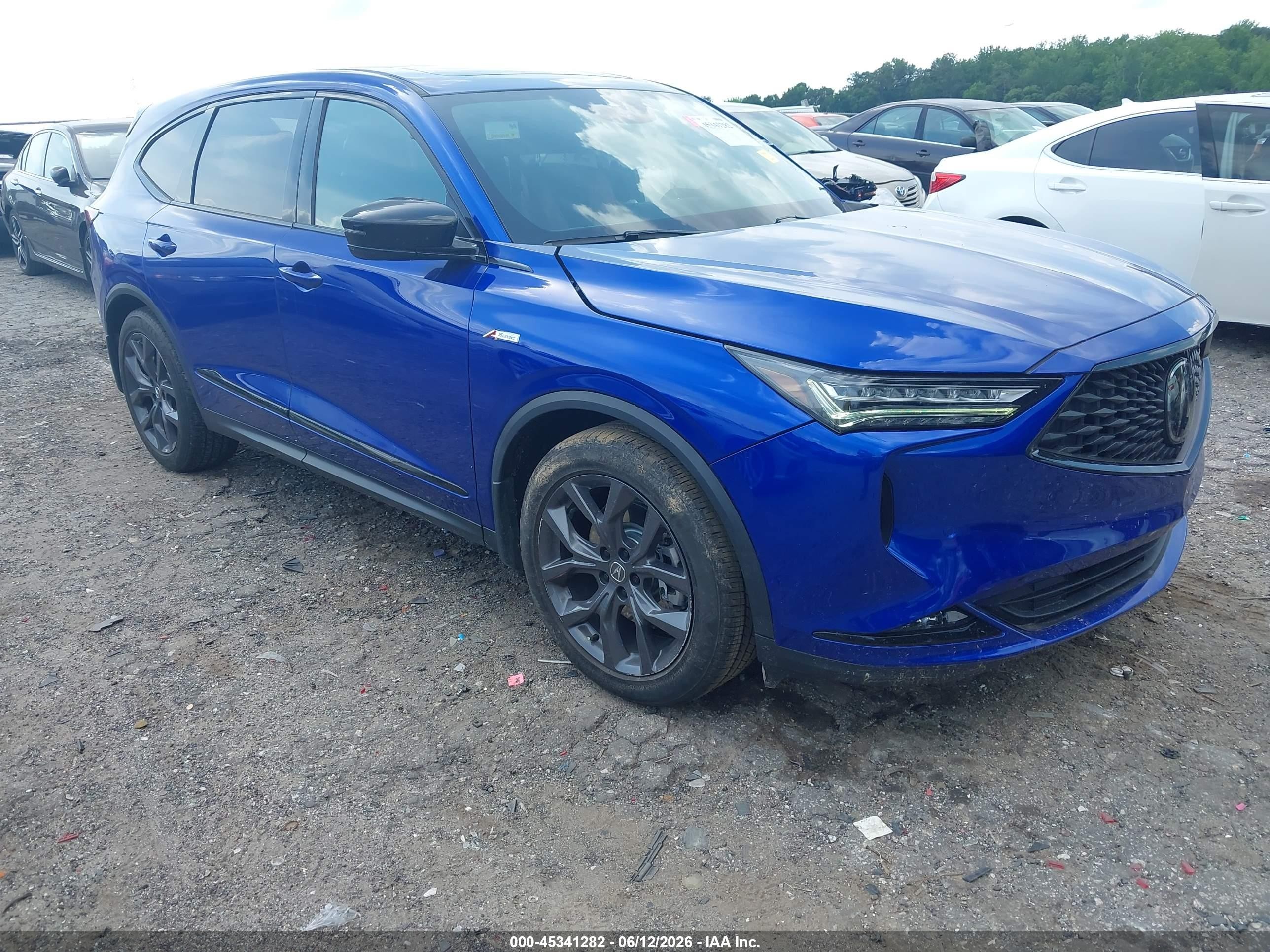 2024 Acura MDX w/A-Spec Package, VIN 5J8YE1H05RL001866 — Side