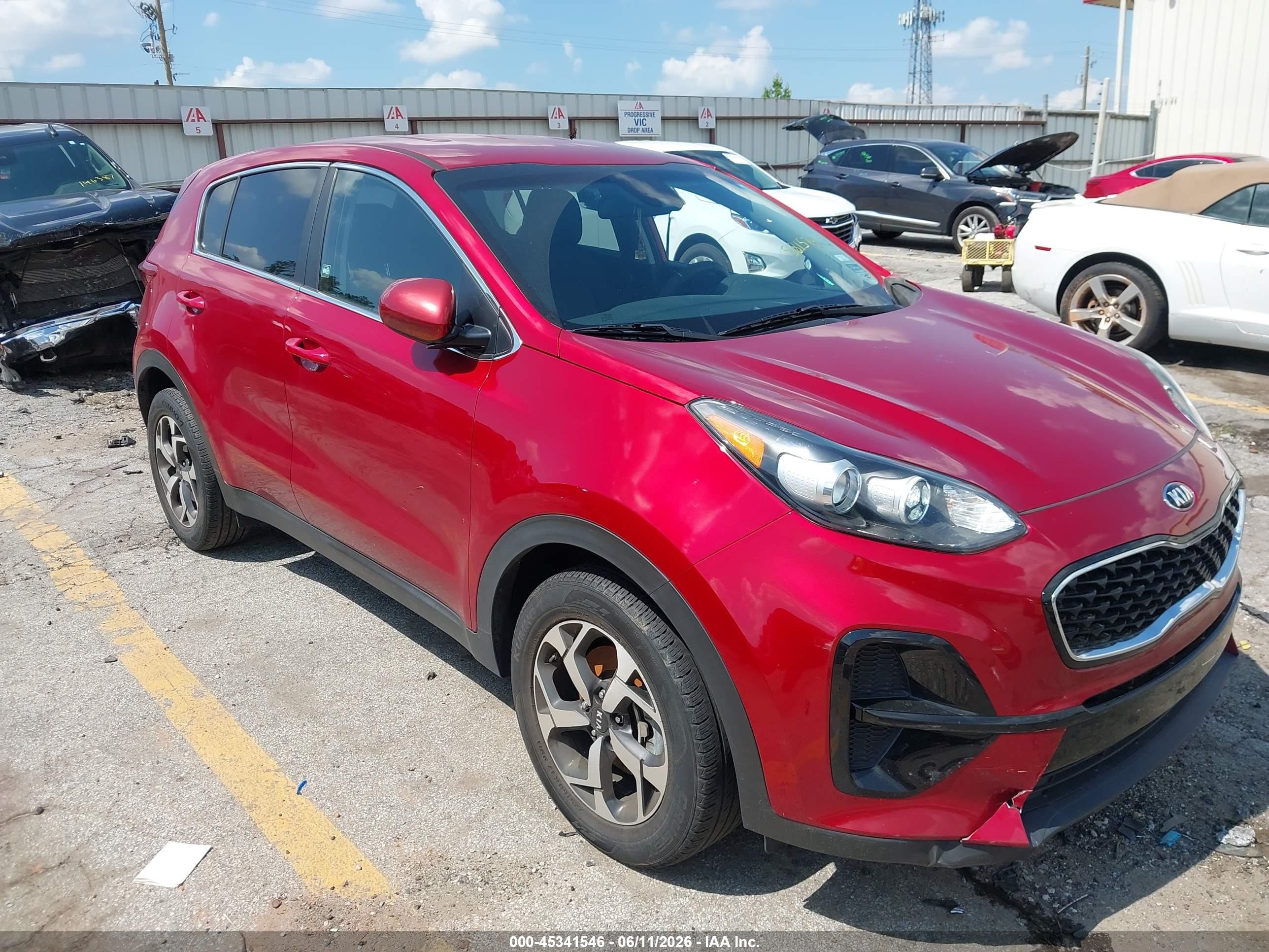 2021 Kia Sportage LX, VIN KNDPM3ACXM7881574 — Theft recovery