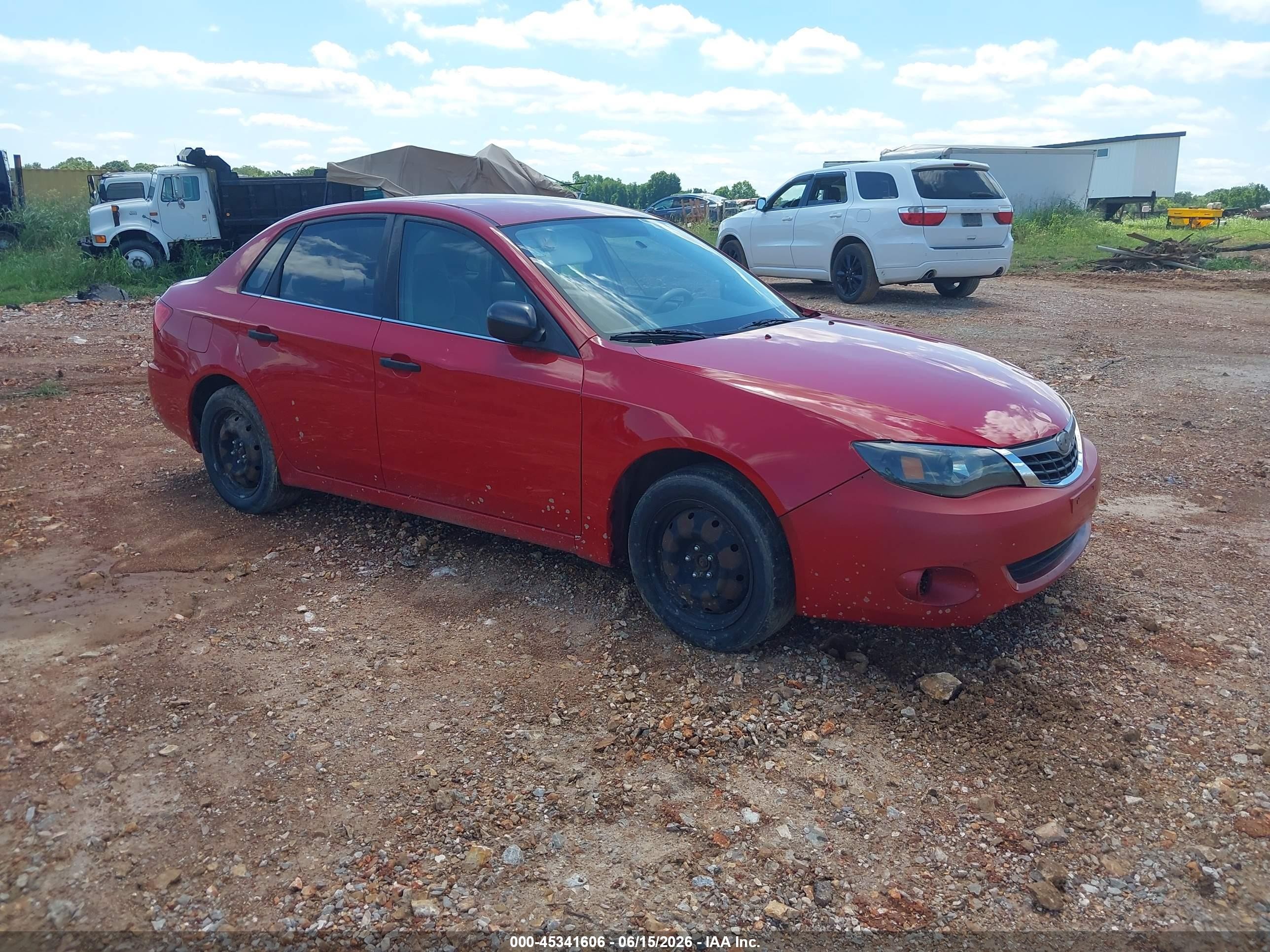 2008 Subaru Impreza i, VIN JF1GE616X8G521872 — Hail