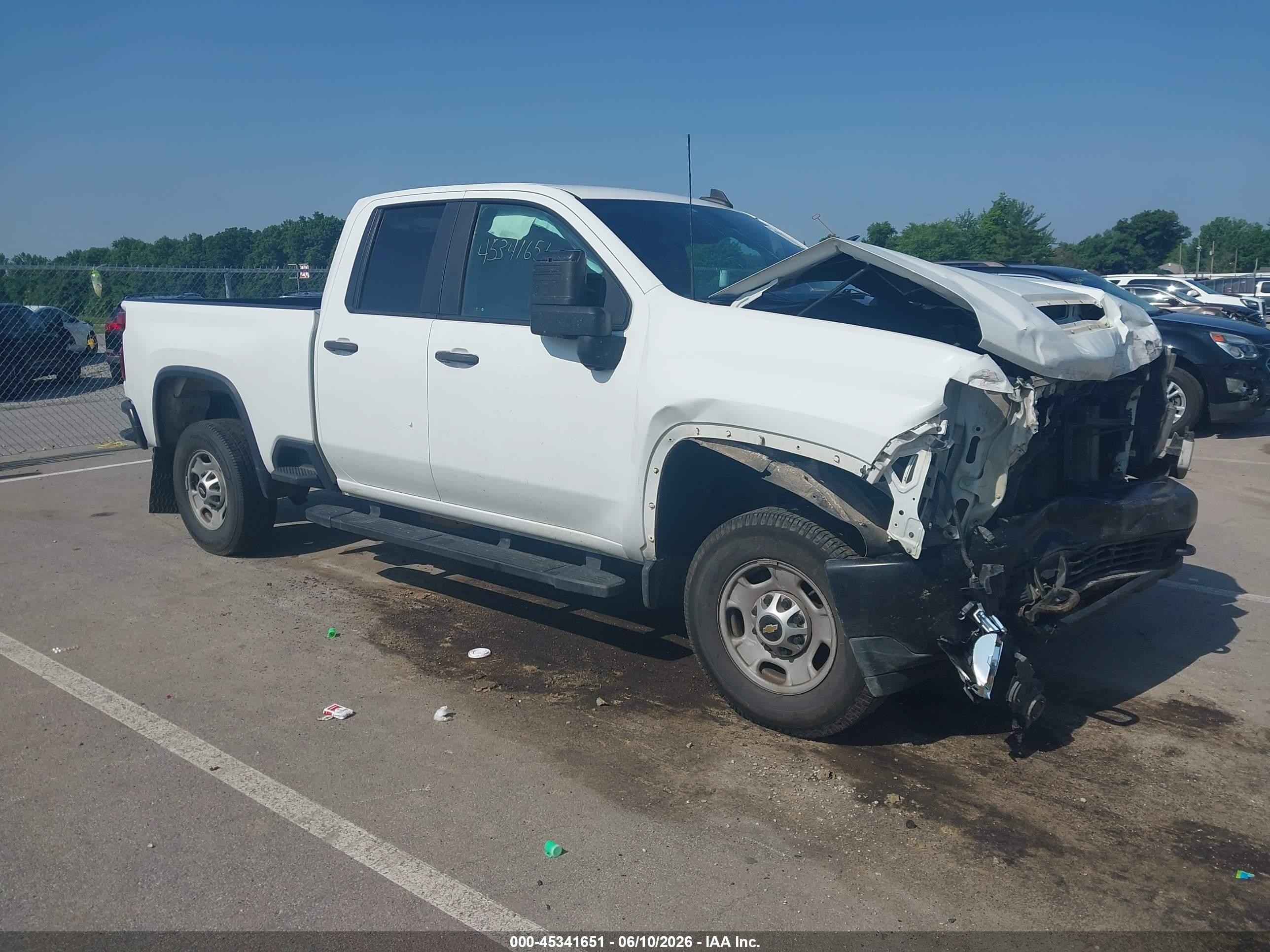2022 Chevrolet Silverado 2500HD Work Truck, VIN 1GC2WLE78NF177625 — Front end