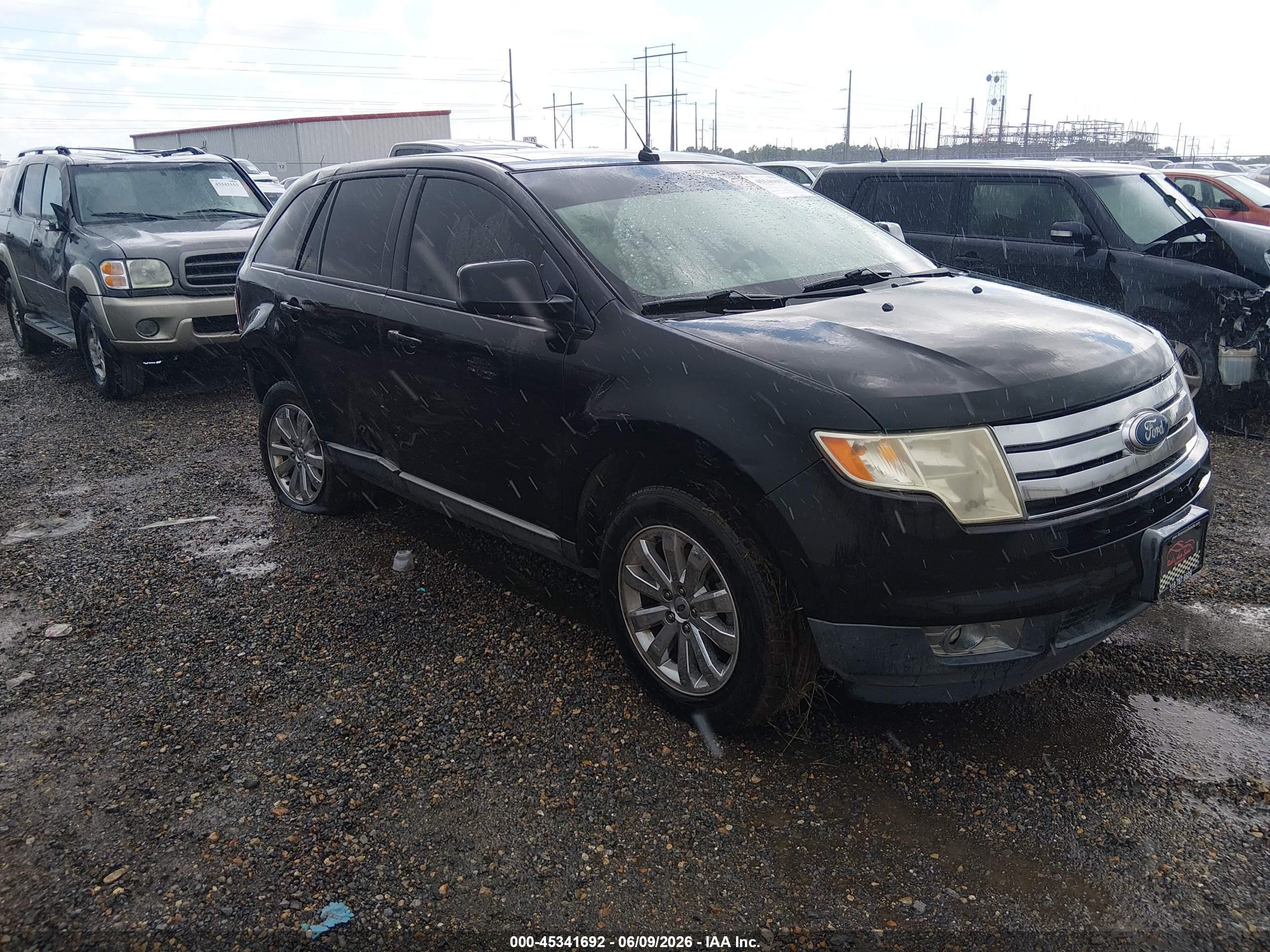 2010 Ford Edge SEL, VIN 2FMDK3JC9ABB74294 — Rear end