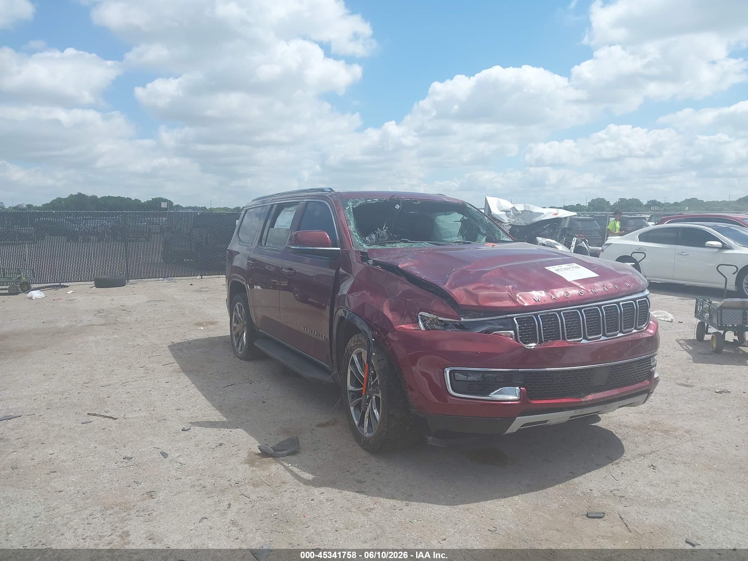 2022 Jeep Wagoneer Series II, VIN 1C4SJVBTXNS165155 — Биологическое загрязнение