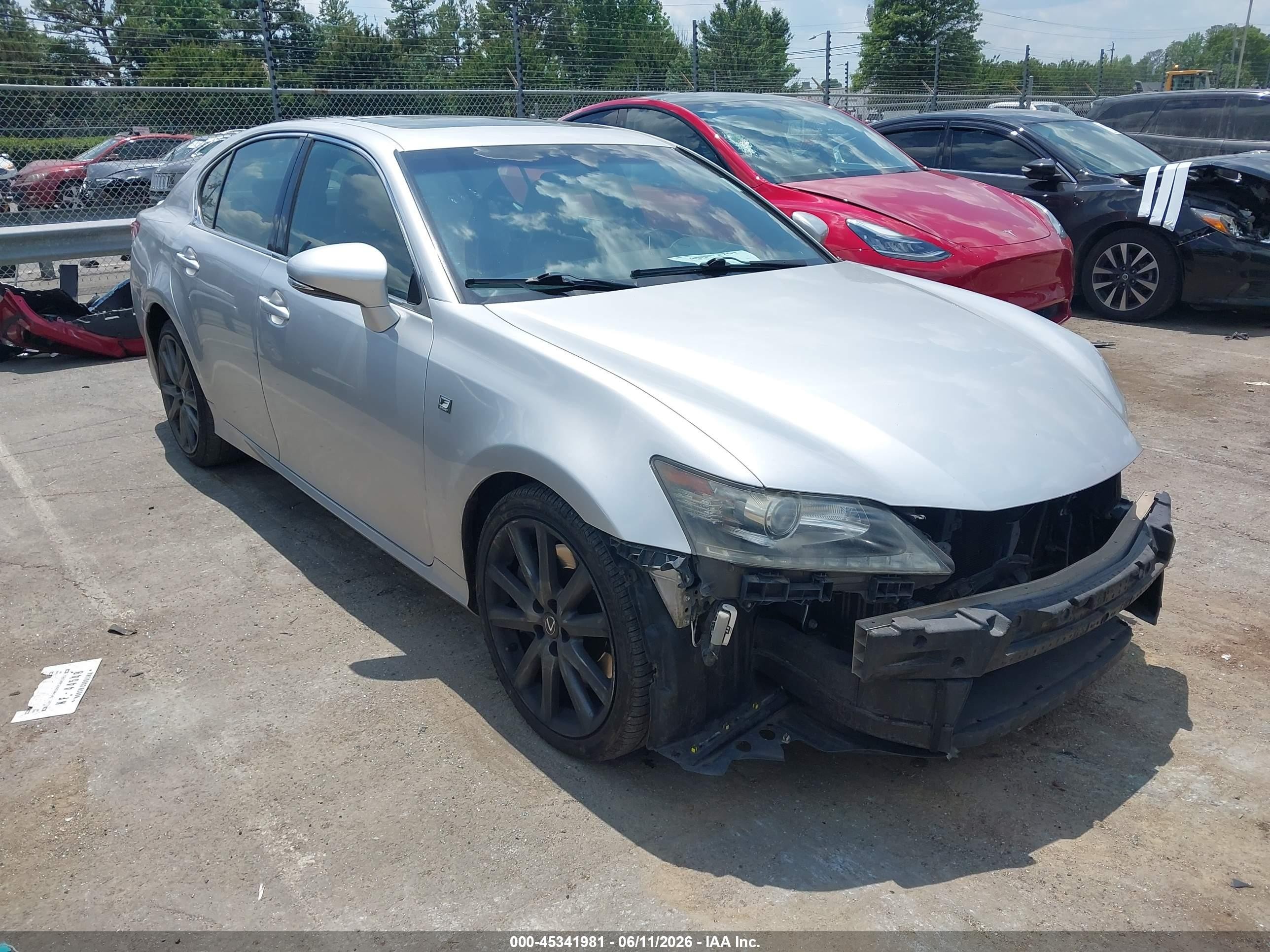 2013 Lexus GS 350, VIN JTHBE1BL0D5016133 — Front end