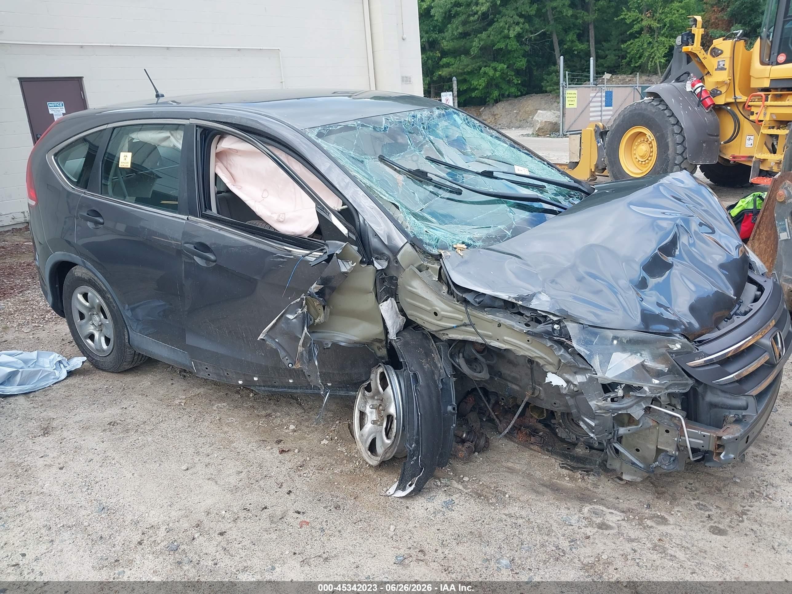 2014 Honda CR-V LX, VIN 2HKRM4H30EH671633 — Rollover