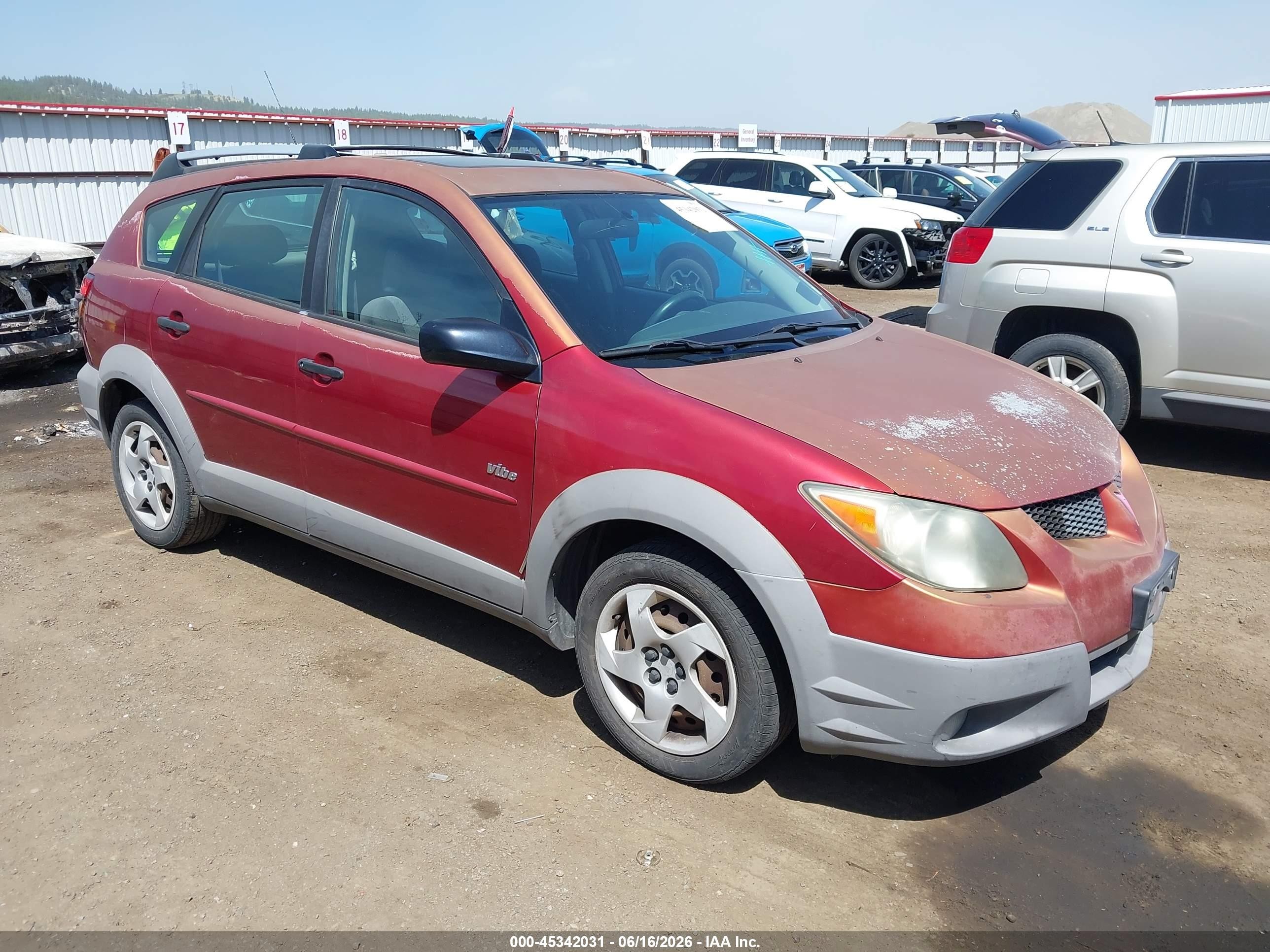 2003 Pontiac Vibe, VIN 5Y2SL64893Z474676 — Обычный износ