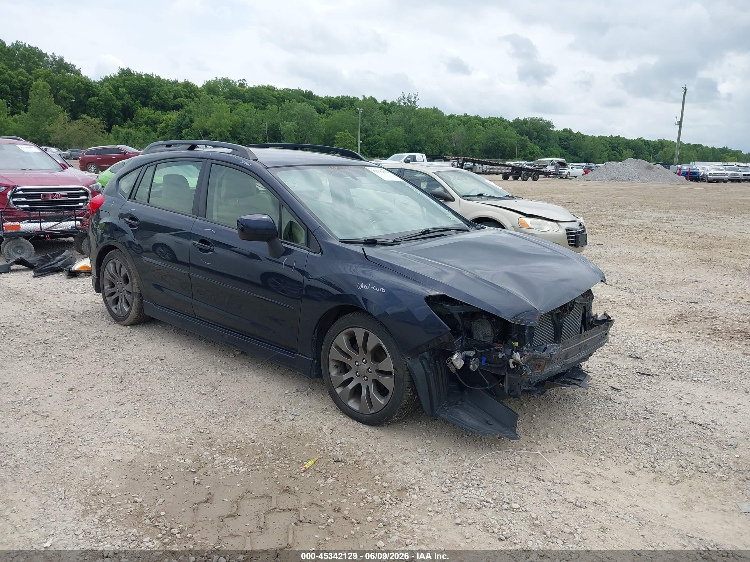 2014 Subaru Impreza Special Sports Premium, VIN JF1GPAL66EH282093 — Front end