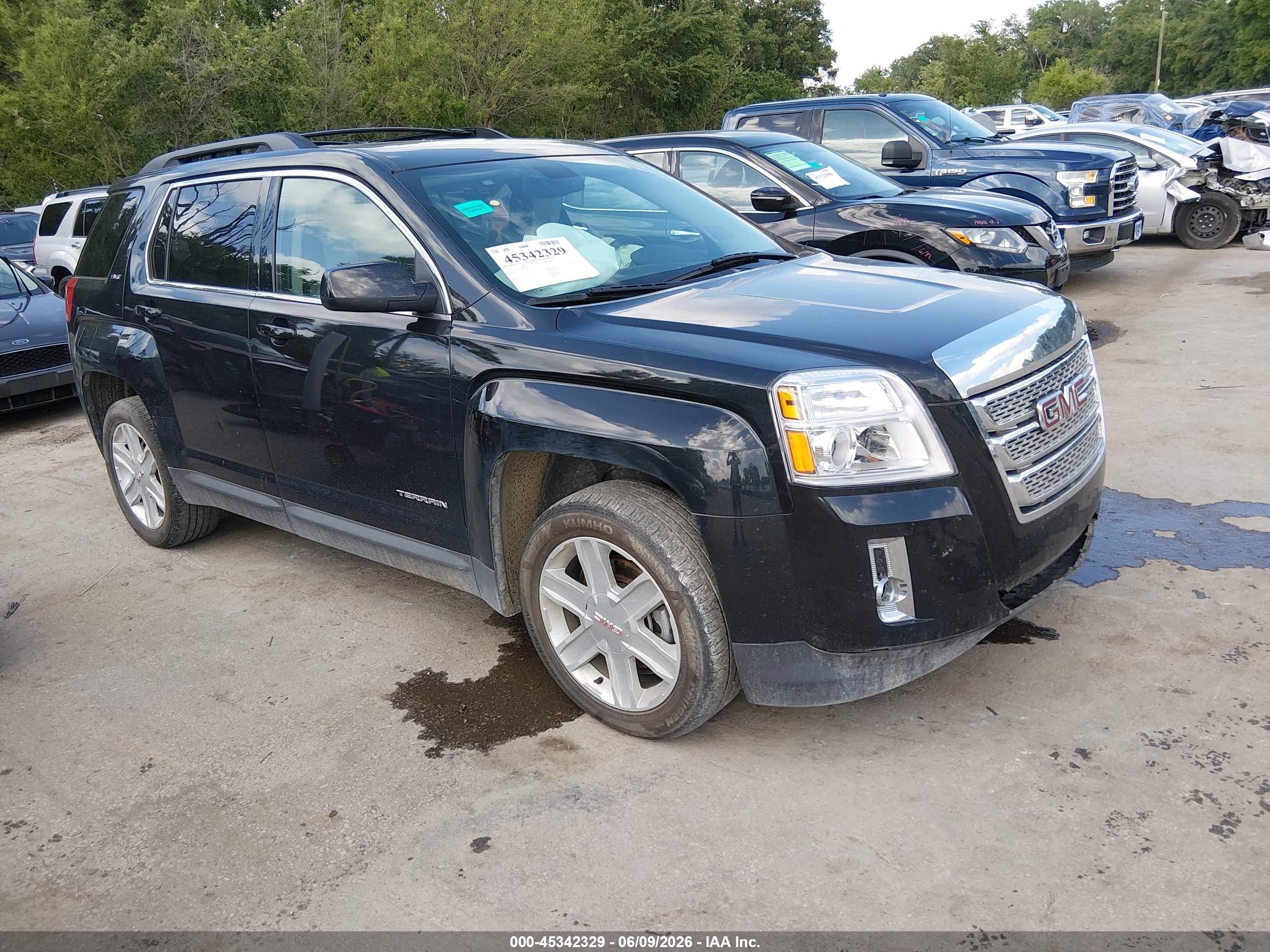 2011 GMC Terrain SLT-1, VIN 2CTFLVEC8B6449748 — Front end