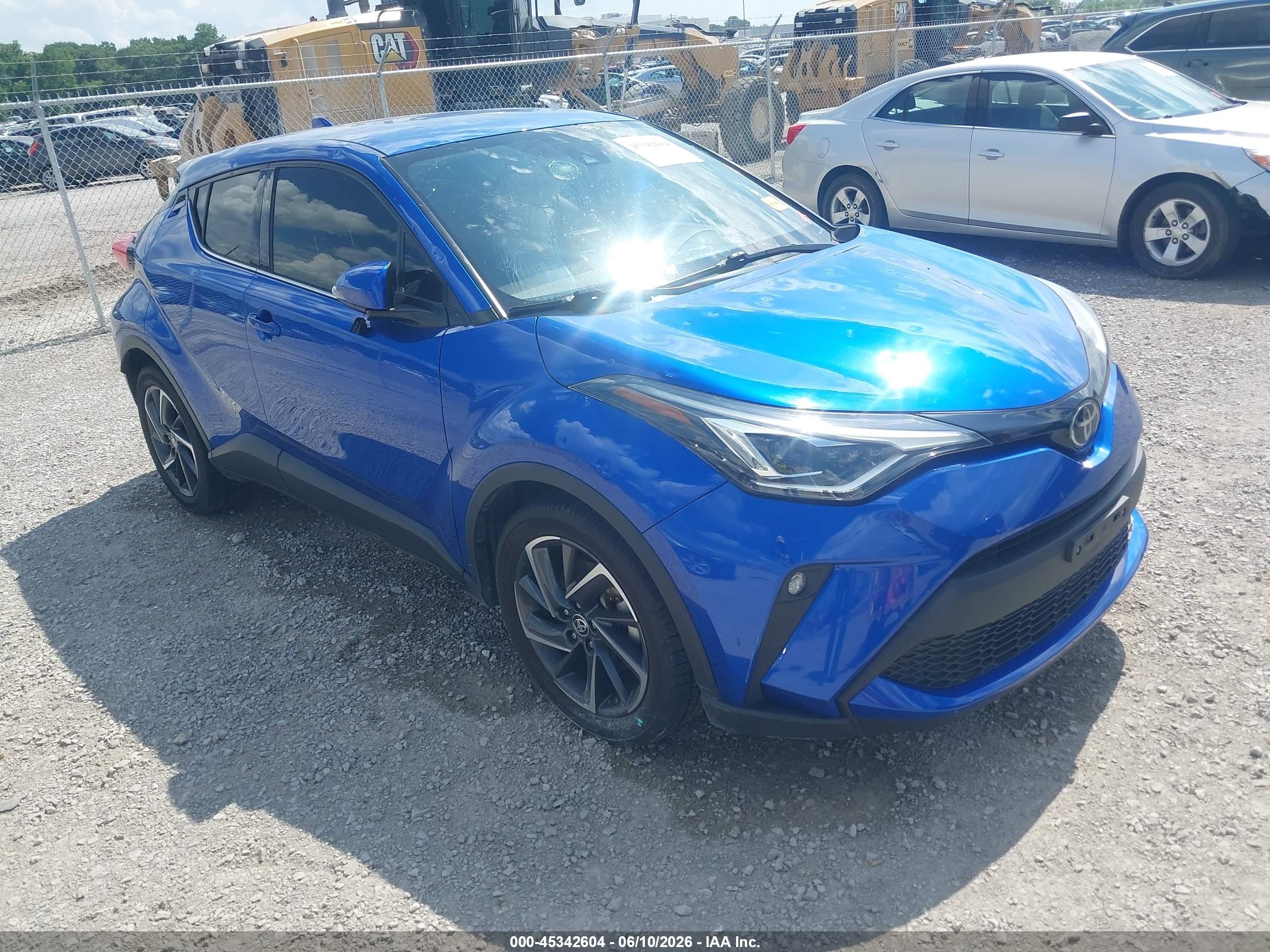 2020 Toyota C-HR XLE, VIN JTNKHMBX9L1067984 — Hail