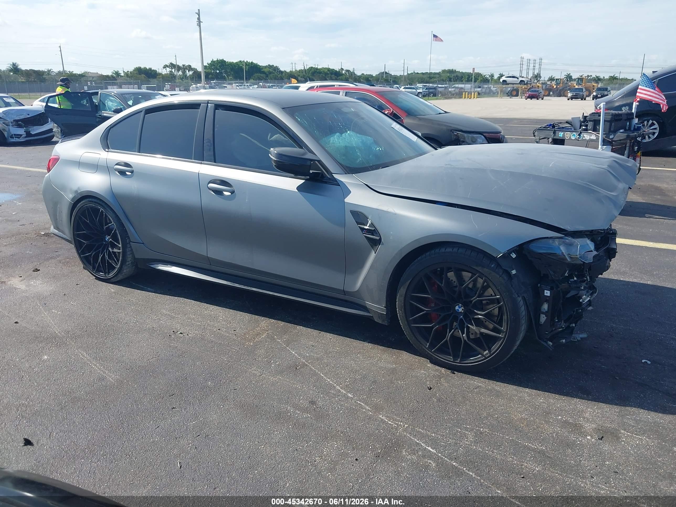 2025 BMW M3 Competition xDrive, VIN WBS33HJ0XSFU40785 — Перед