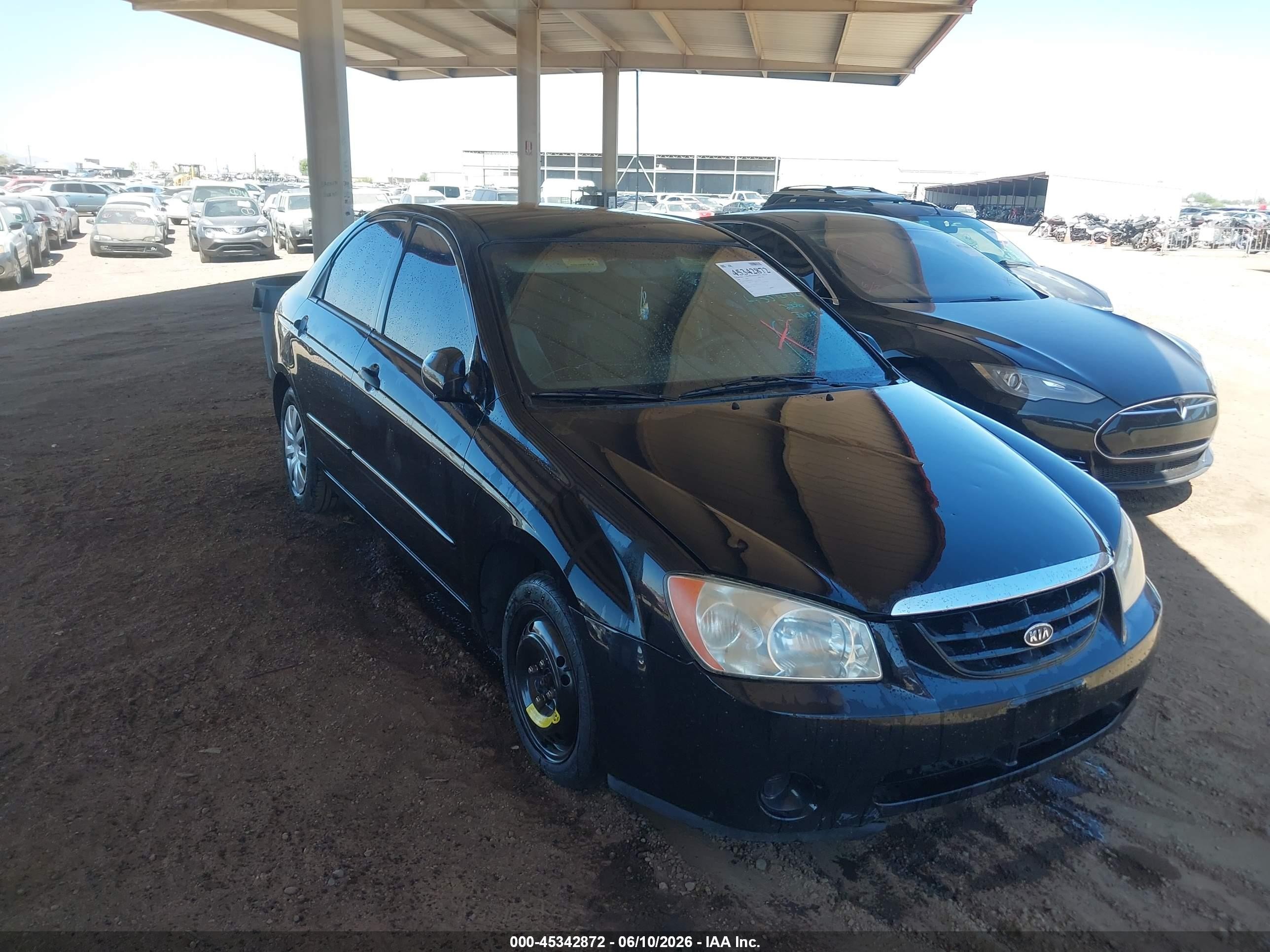 2006 Kia Spectra EX, VIN KNAFE121665321900 — Normal wear