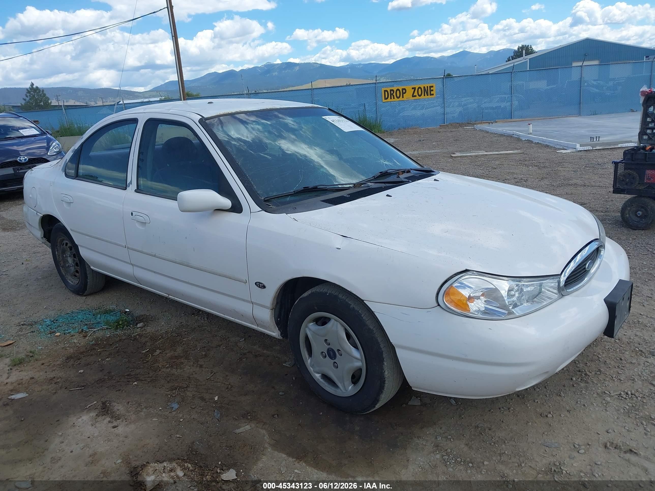 1998 Ford Contour LX, VIN 1FAFP66L0WK232580 — Rear end