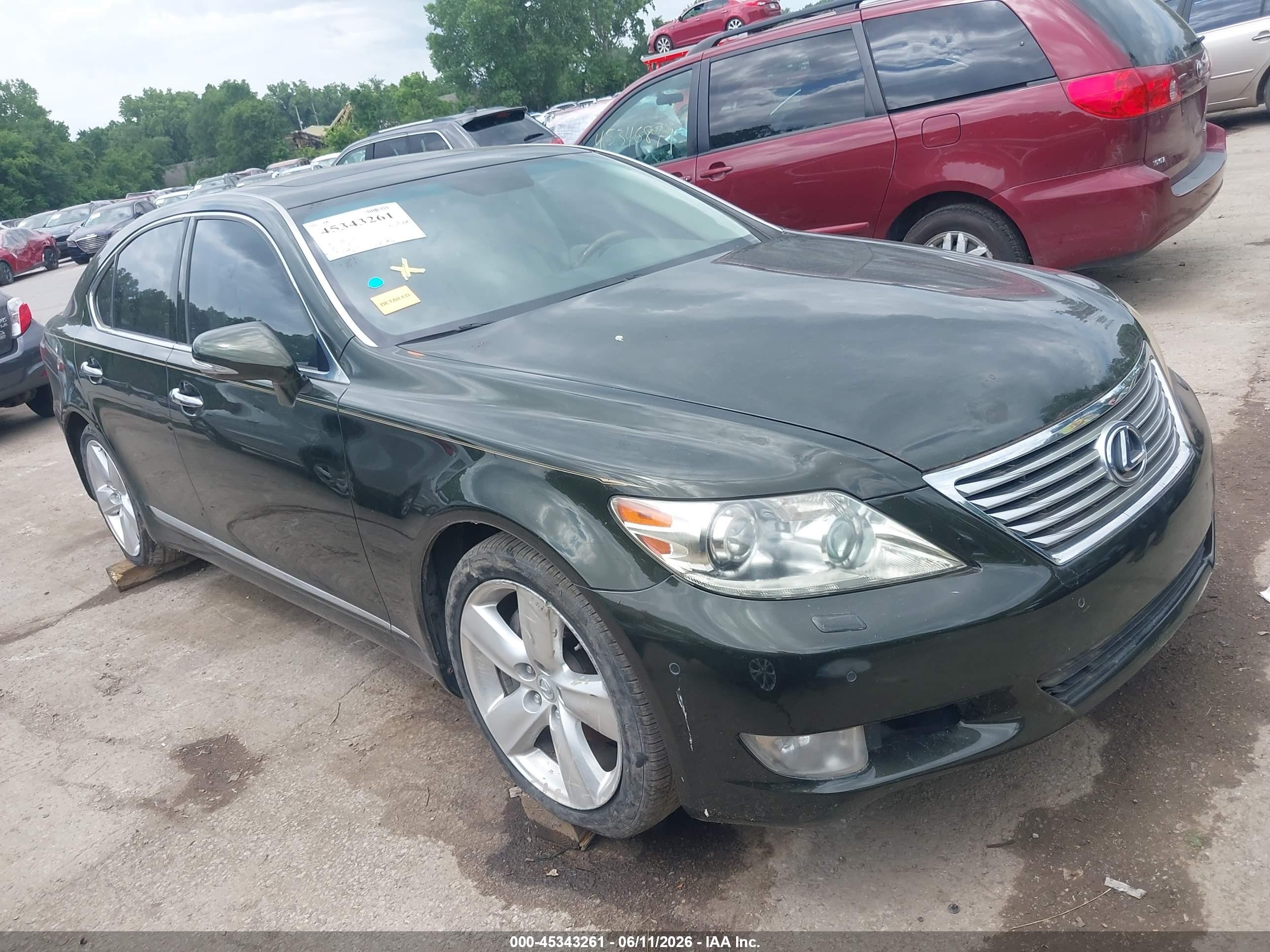 2011 Lexus LS 460, VIN JTHBL5EFXB5102081 — Theft recovery