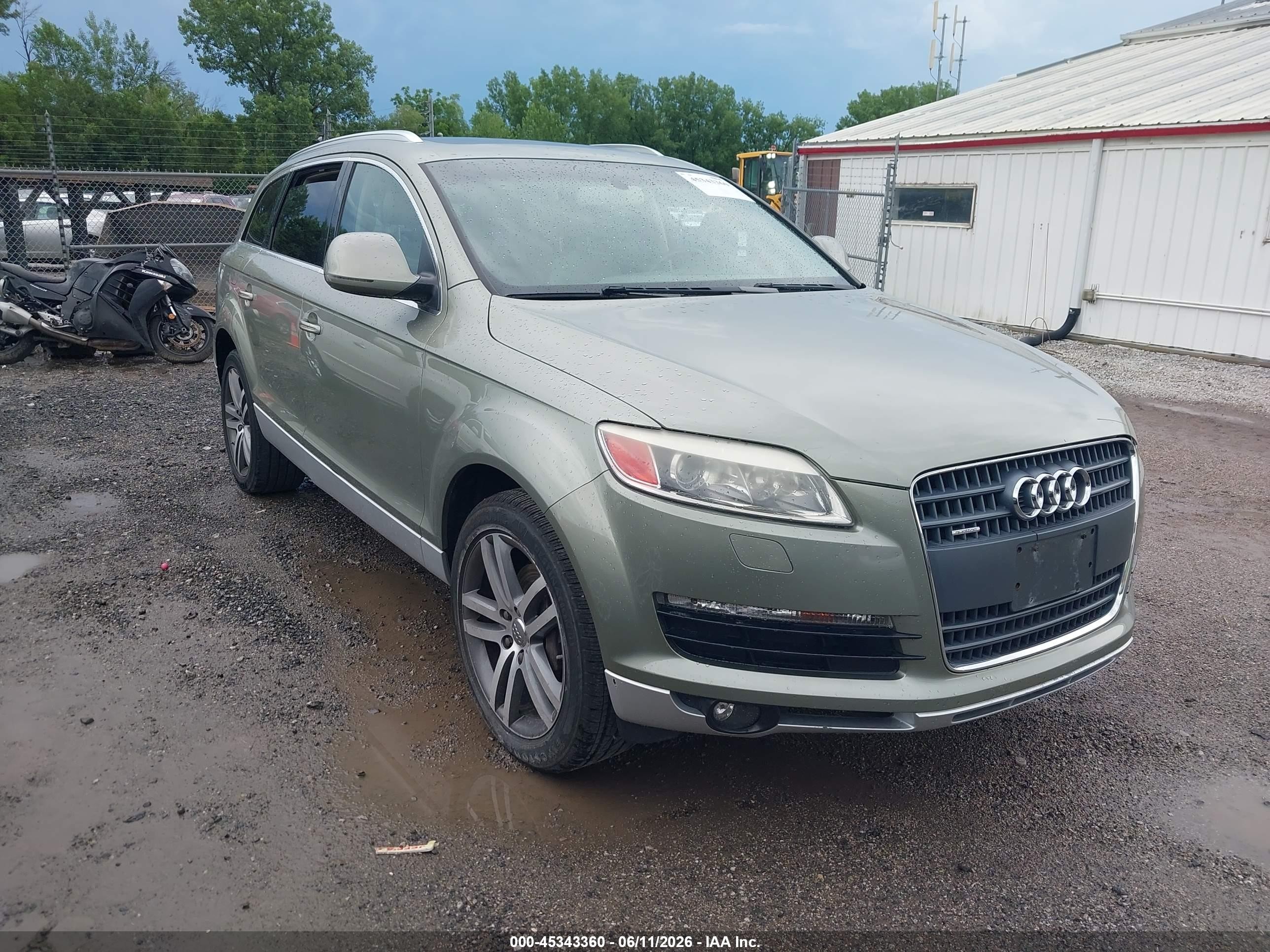 2007 Audi Q7 Premium, VIN WA1BV74L67D032245 — Normal wear