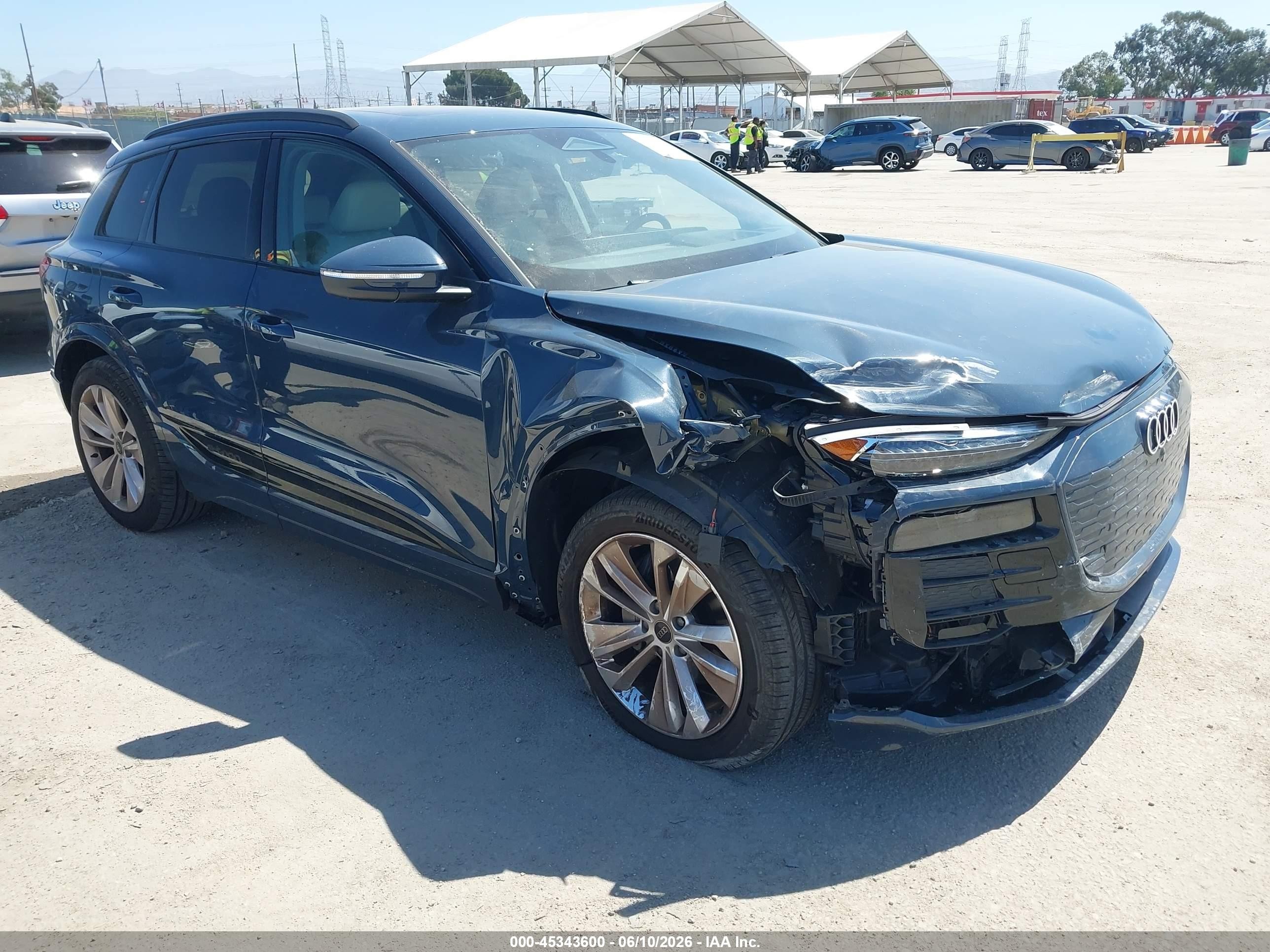 2025 Audi Q6 e-tron Premium Plus, VIN WA122BGFXSA030896 — Front end
