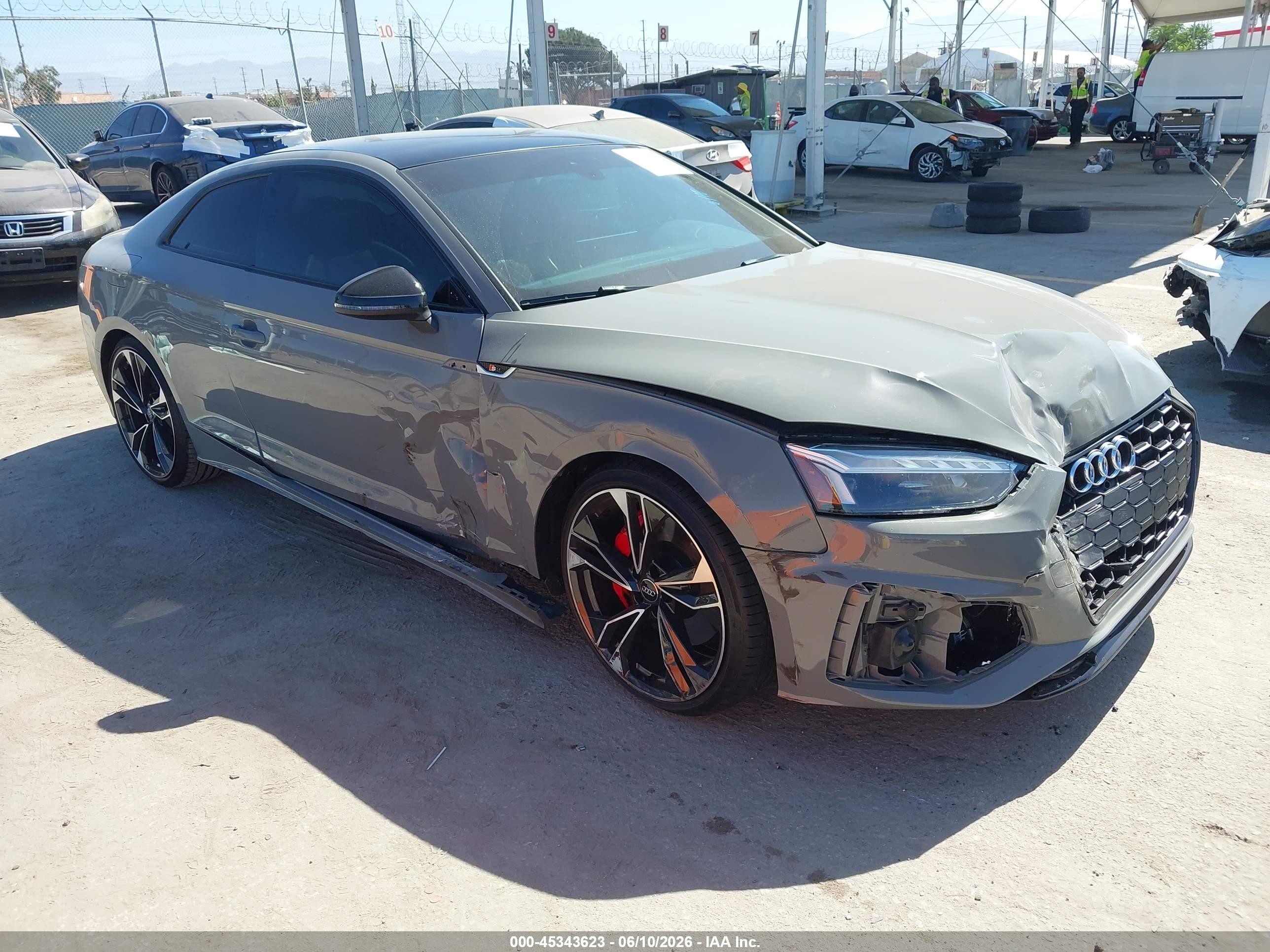 2020 Audi S5 Premium Plus, VIN WAUP4AF52LA006325 — Фото с аукциона 1 of 5