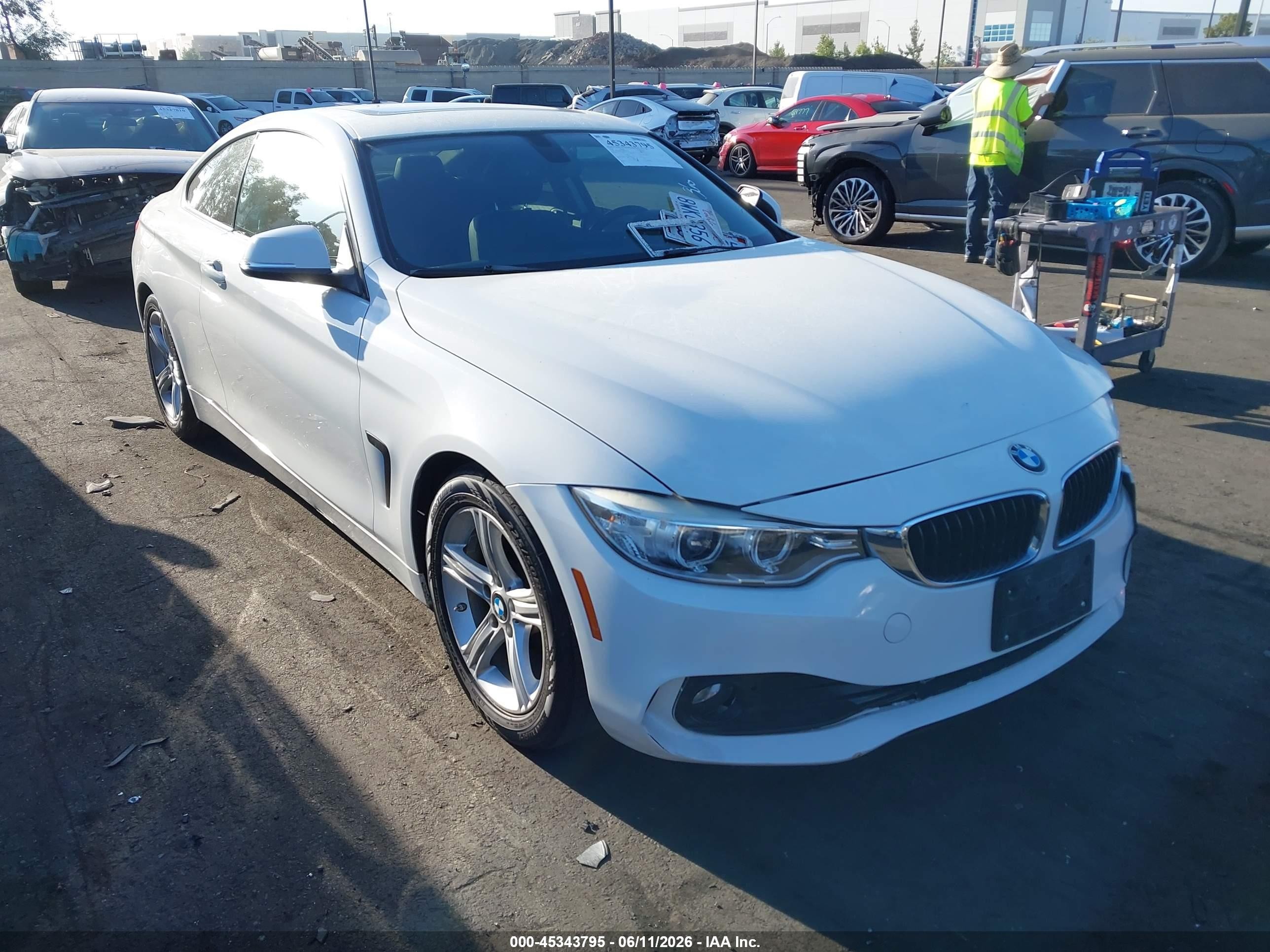 2014 BMW 4 Series 428i, VIN WBA3N3C51EK231473 — Front end