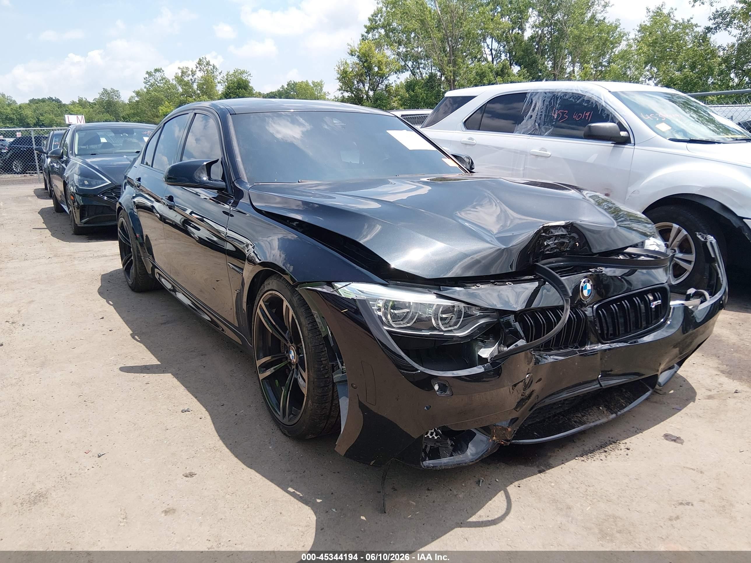 2015 BMW M3, VIN WBS3C9C5XFP803309 — Перед