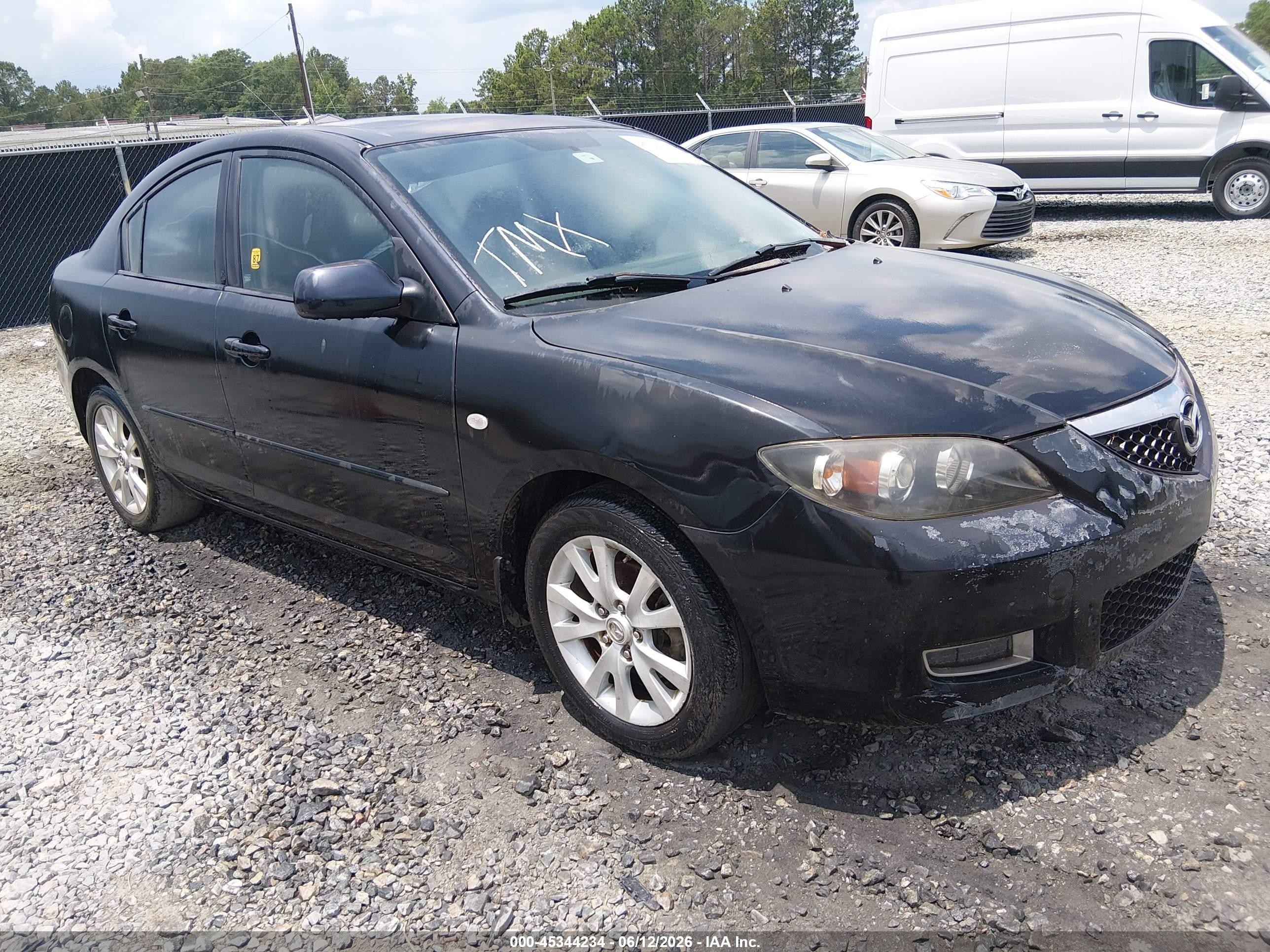 2007 Mazda 3 i Sport, VIN JM1BK32F171694885 — Side