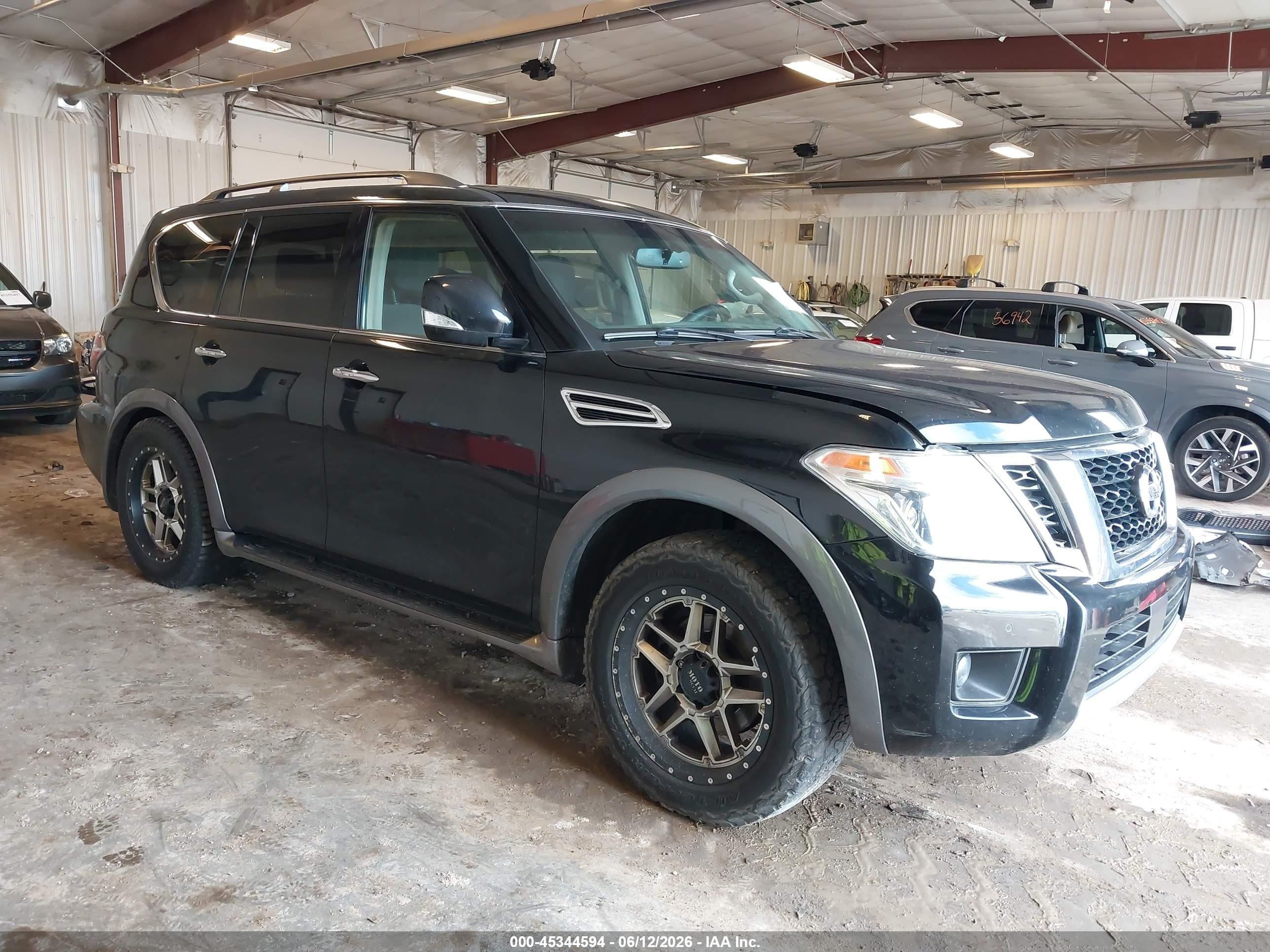 2017 Nissan Armada SV, VIN JN8AY2NC4H9508544 — Side