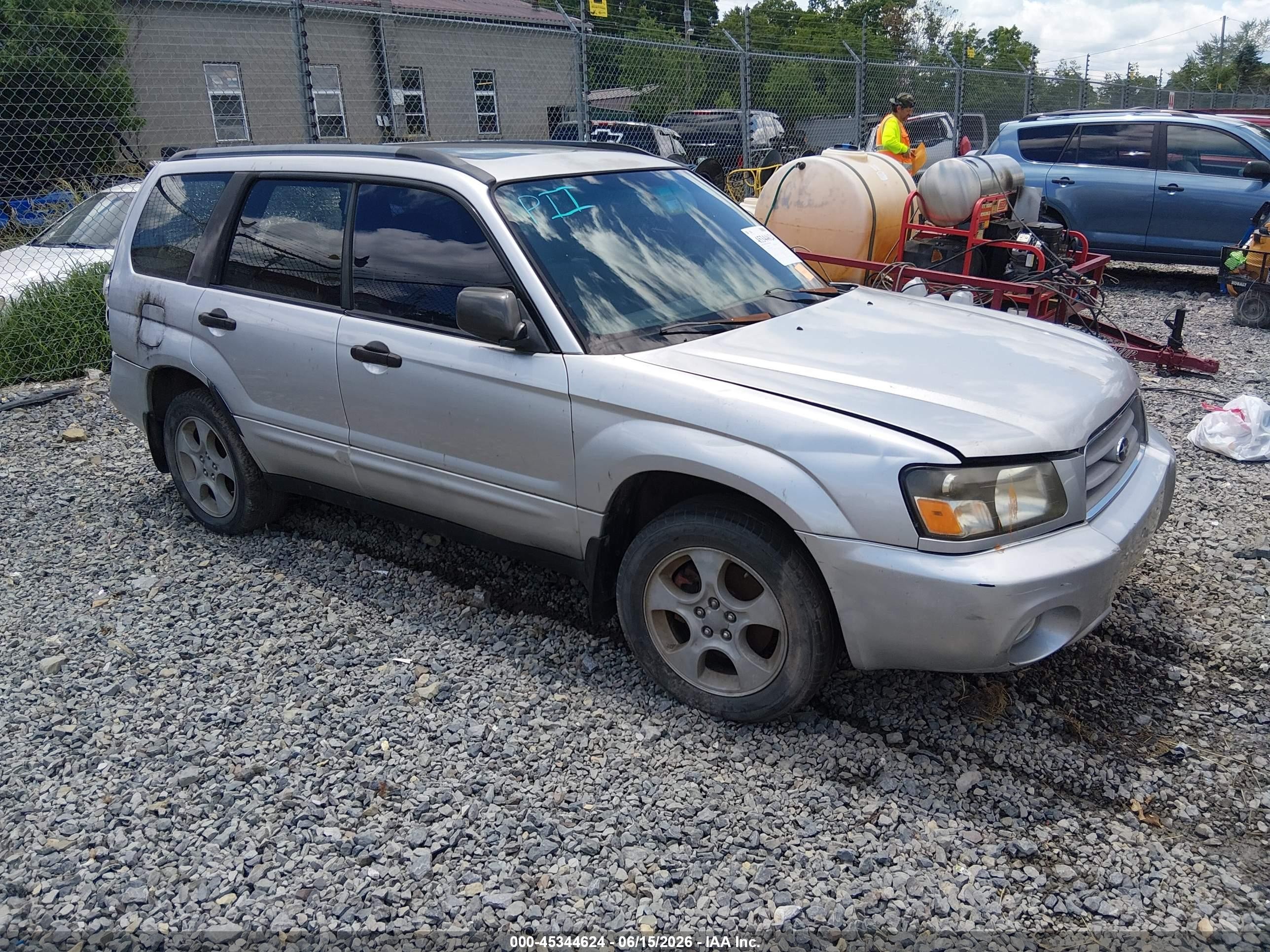2003 Subaru Forester XS, VIN JF1SG65663H764080 — Rear end