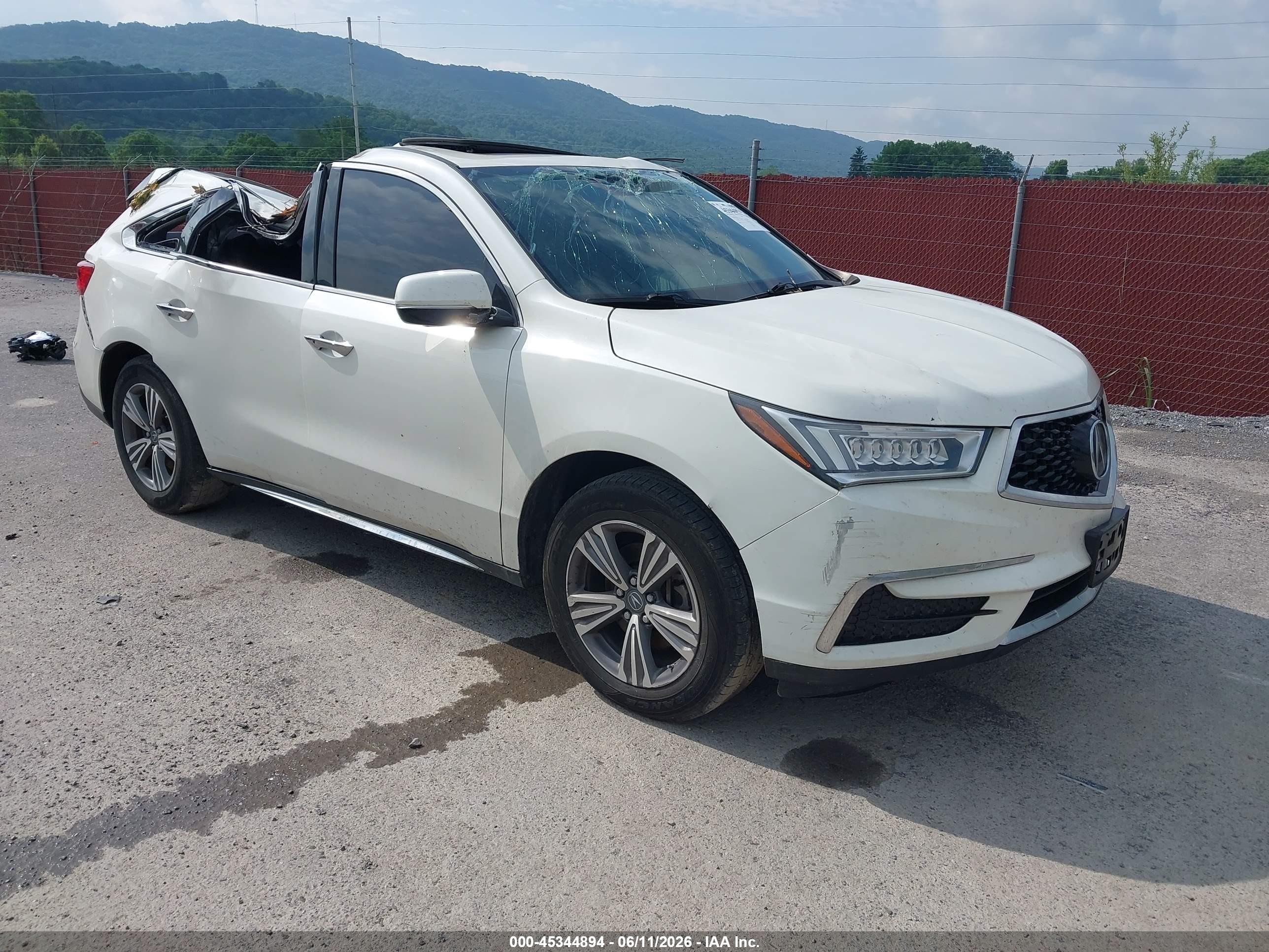 2019 Acura MDX, VIN 5J8YD4H33KL004253 — Roof