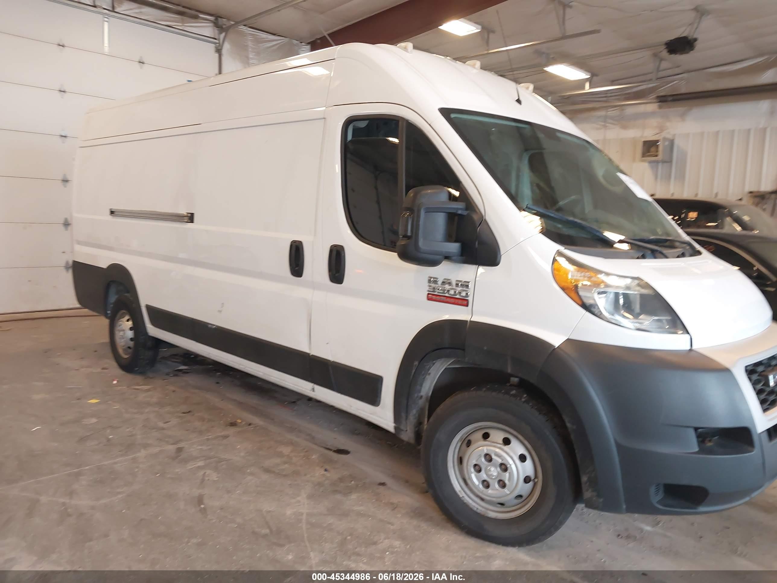 2019 Ram ProMaster Cargo, VIN 3C6URVJG1KE555718 — Theft recovery