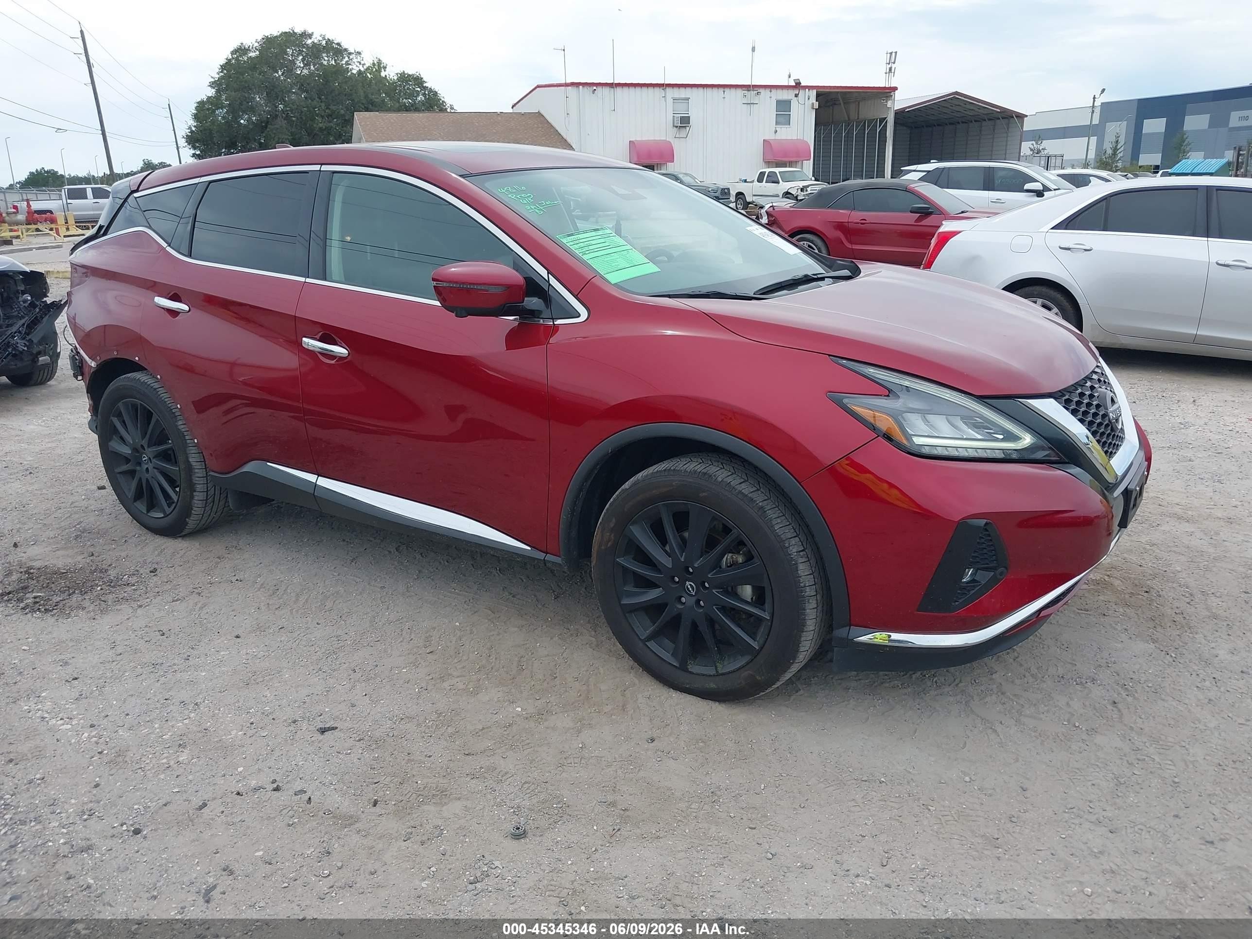 2023 Nissan Murano SL, VIN 5N1AZ2CSXPC122369 — Rear end