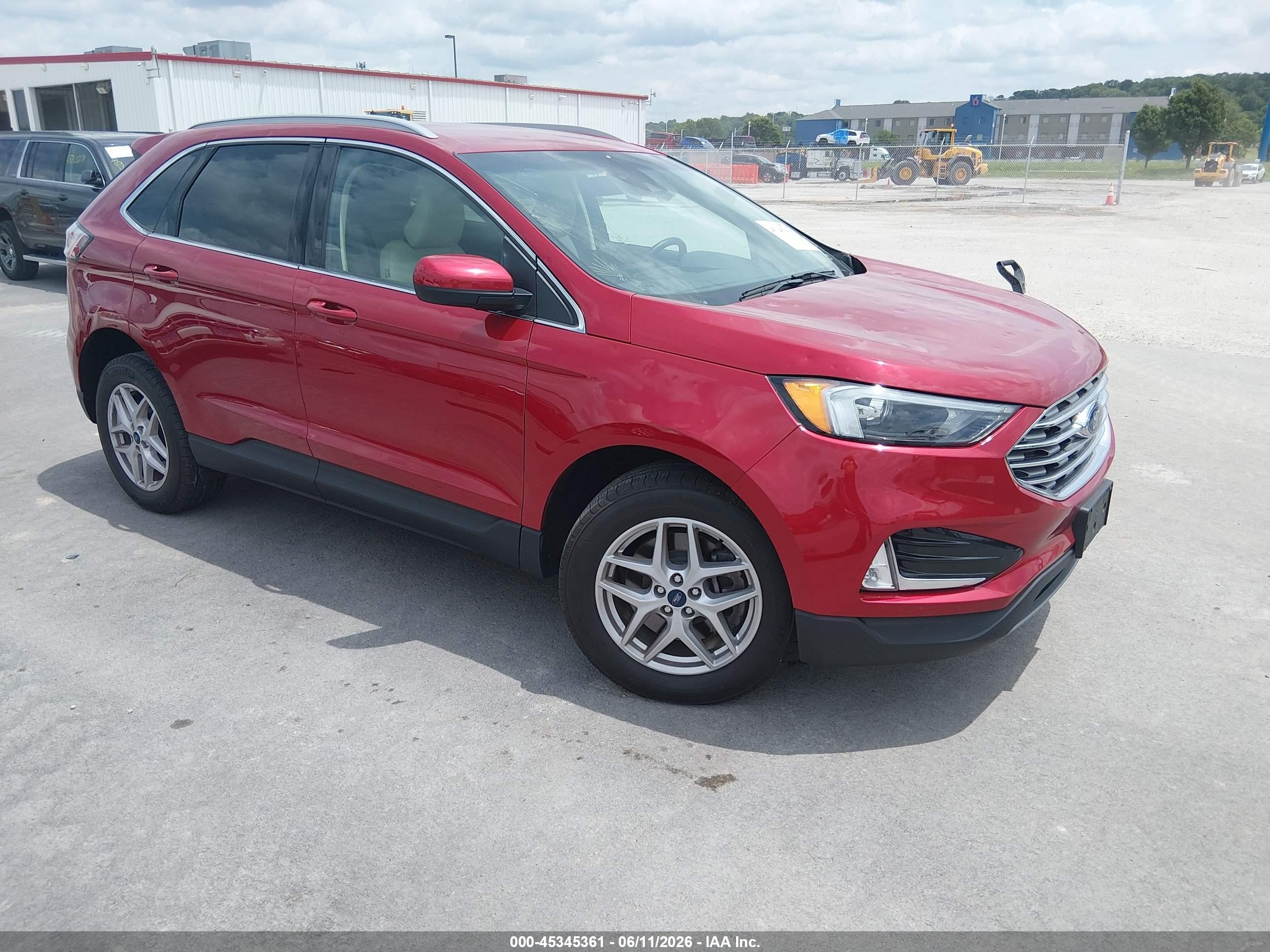 2022 Ford Edge SEL, VIN 2FMPK4J93NBA85480 — Hail