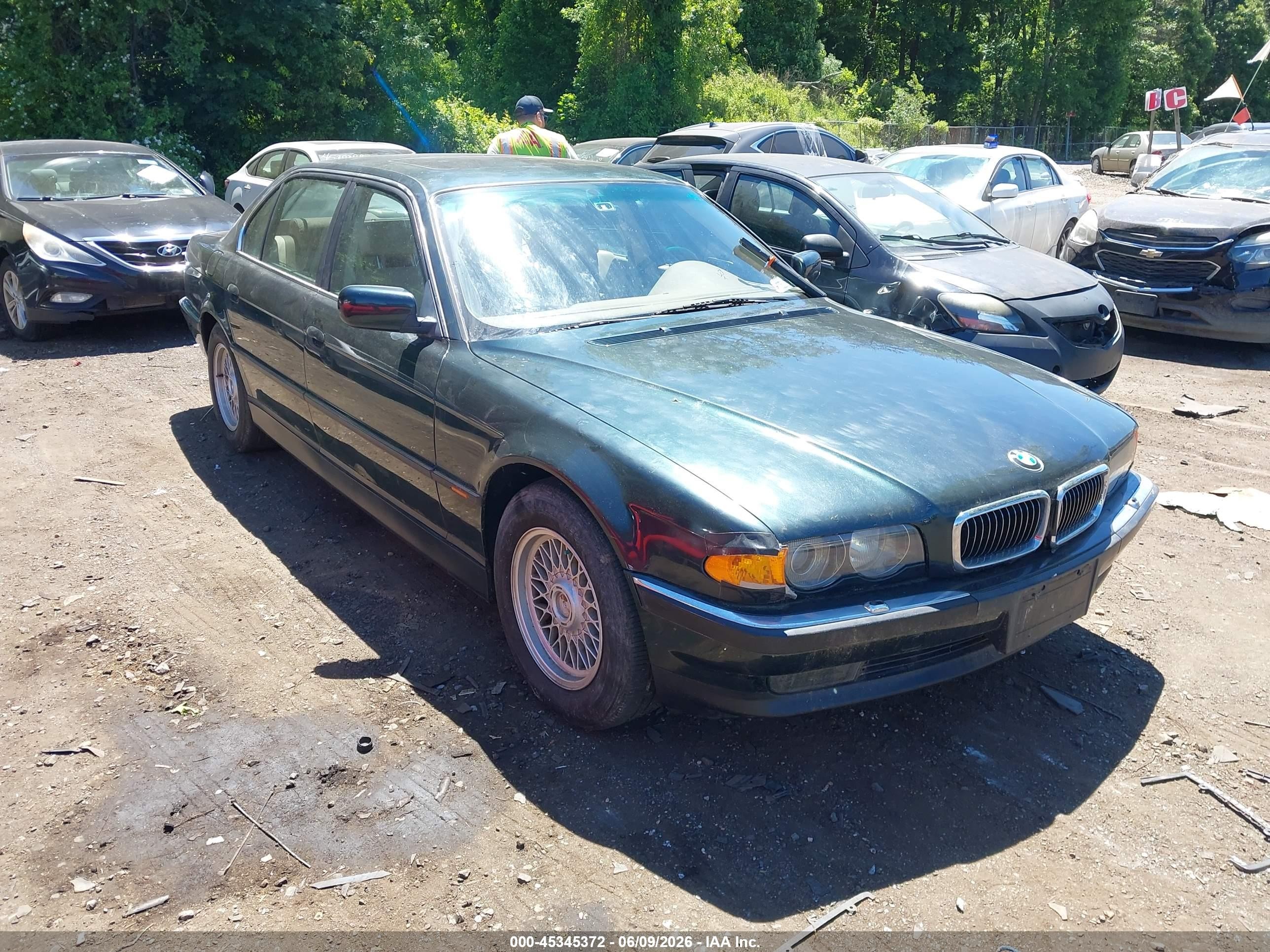 2000 BMW 7 Series 740iL, VIN WBAGH8341YDP13348 — Обычный износ