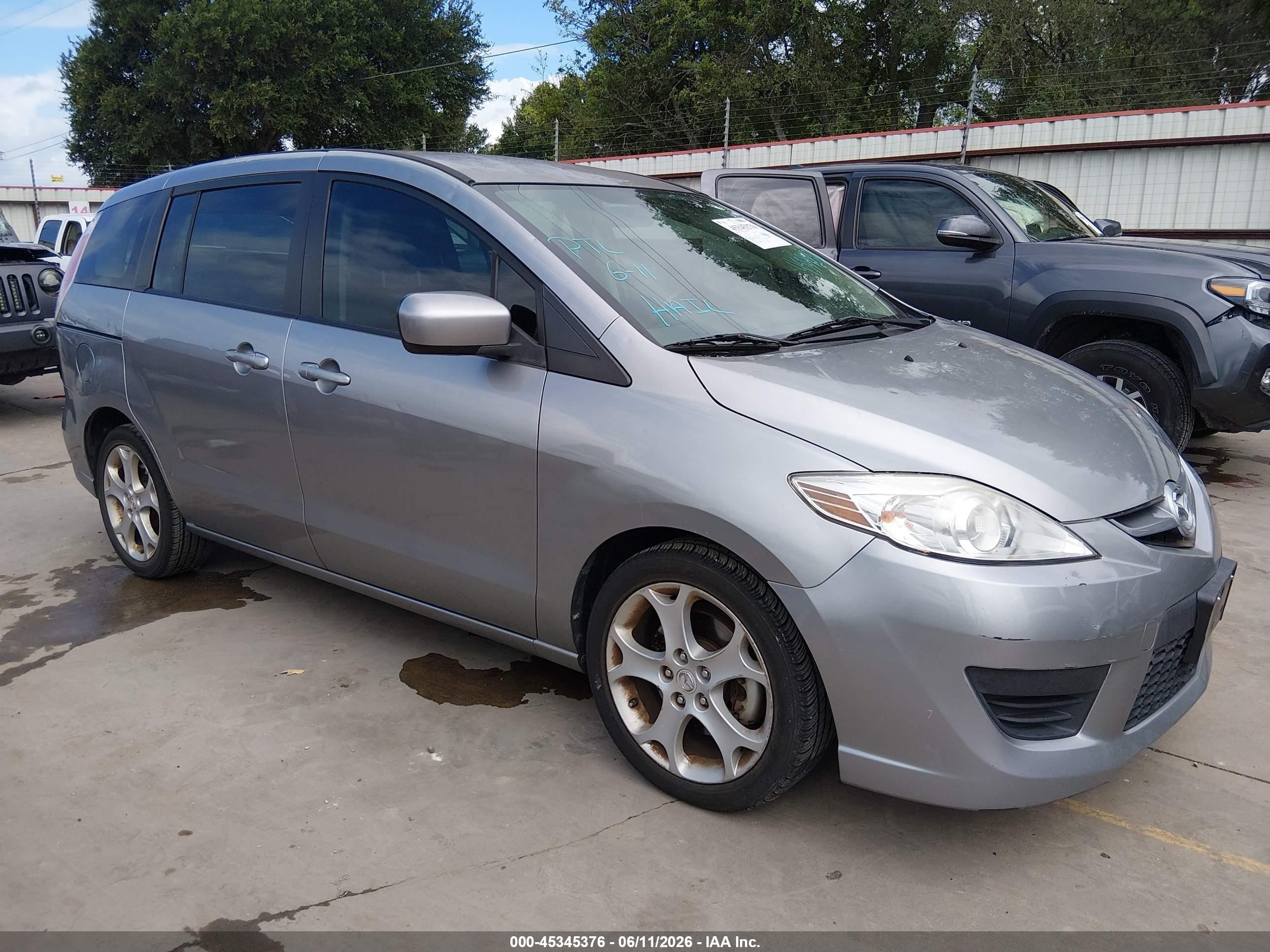 2010 Mazda 5 Sport, VIN JM1CR2W34A0386746 — Hail