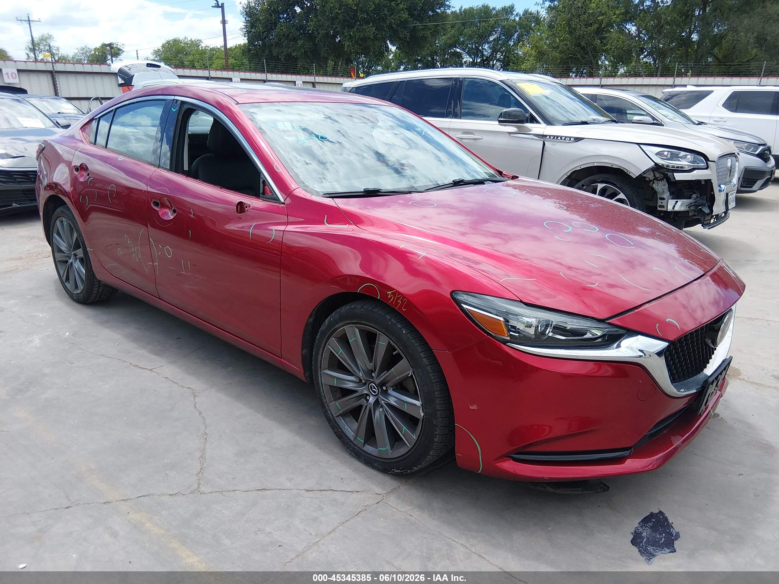 2019 Mazda 6 Grand Touring, VIN JM1GL1TY1K1502171 — Перед