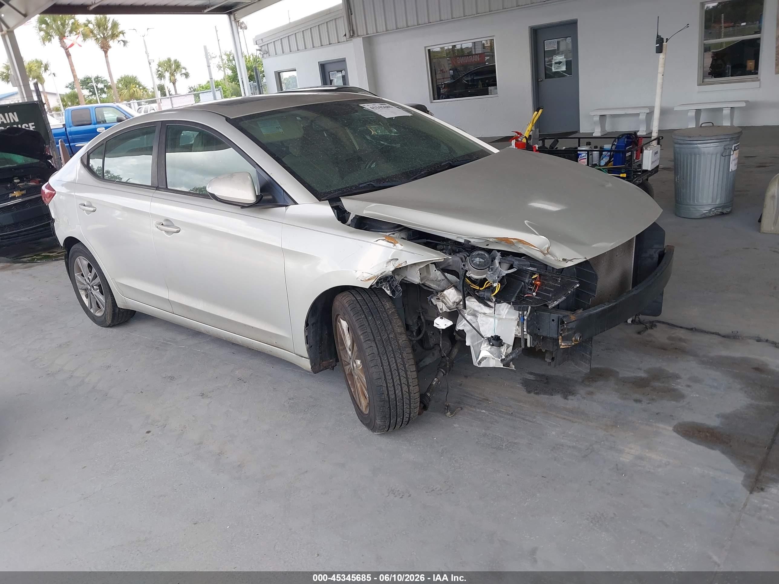 2018 Hyundai Elantra SEL, VIN KMHD84LF0JU575738 — All over