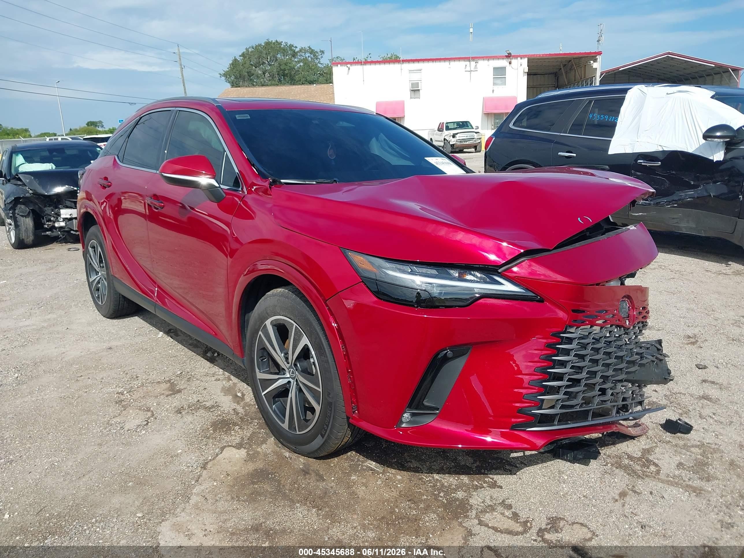 2026 Lexus RX RX 350h Premium+, VIN 2T2BBMCA0TC111538 — Front end
