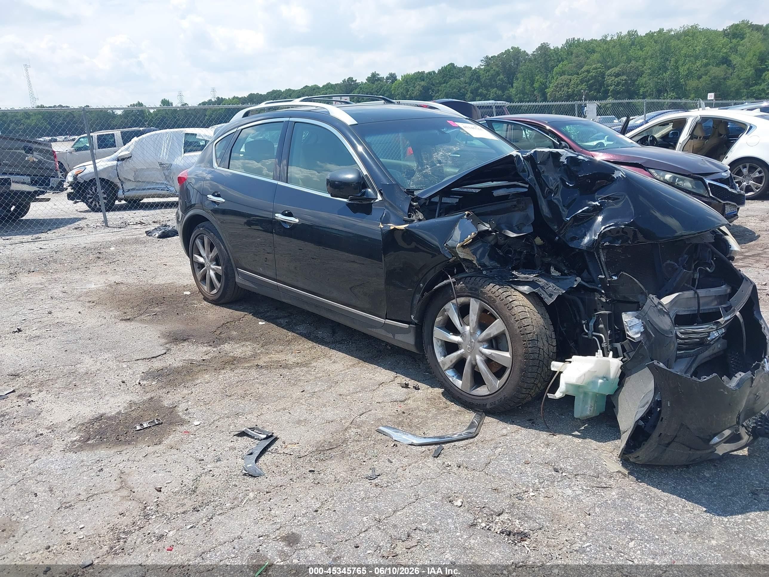 2011 Infiniti EX Journey, VIN JN1AJ0HR8BM850512 — Front end