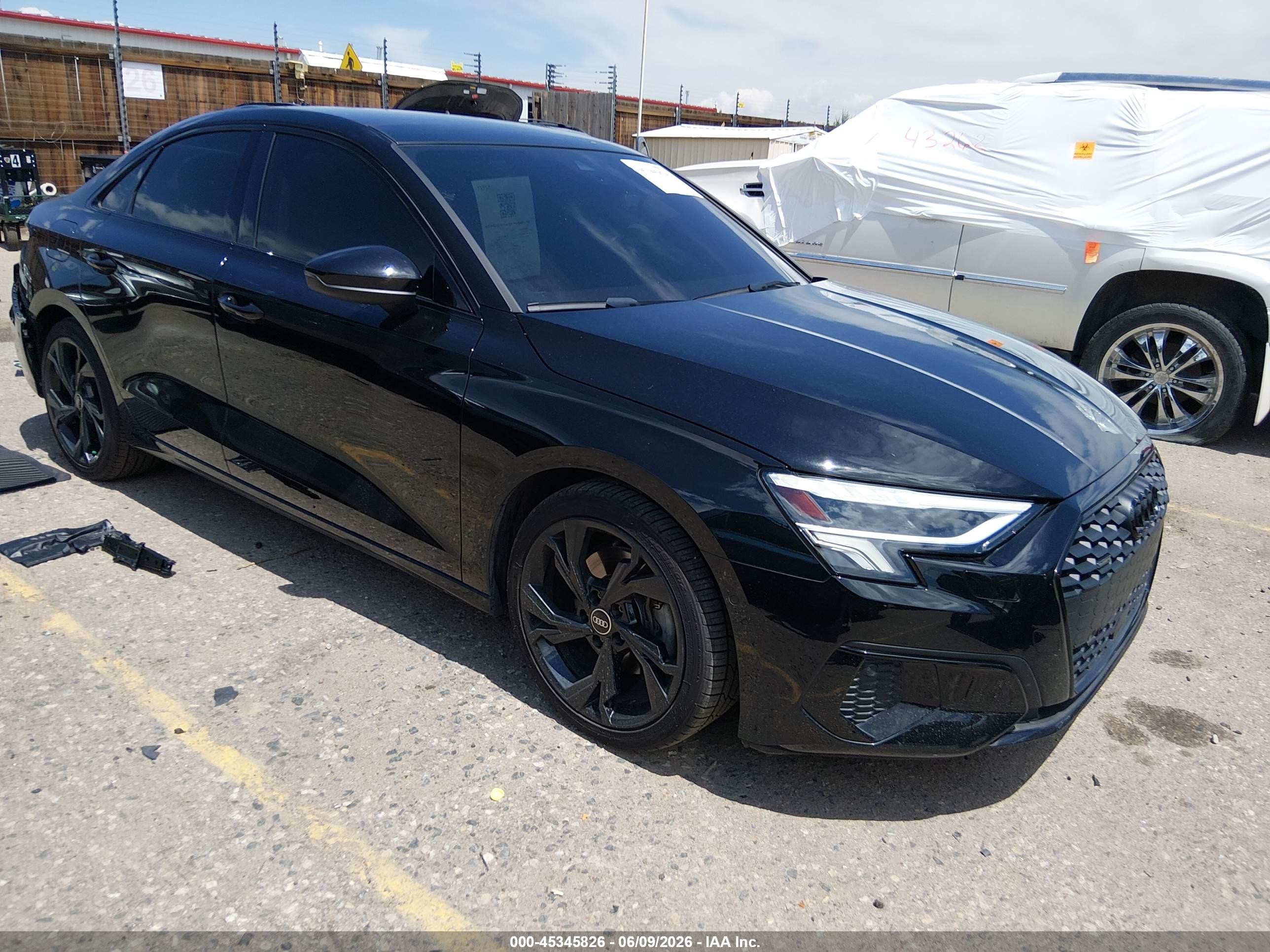 2022 Audi A3 Premium Plus, VIN WAUHUDGY8NA077725 — Rear end