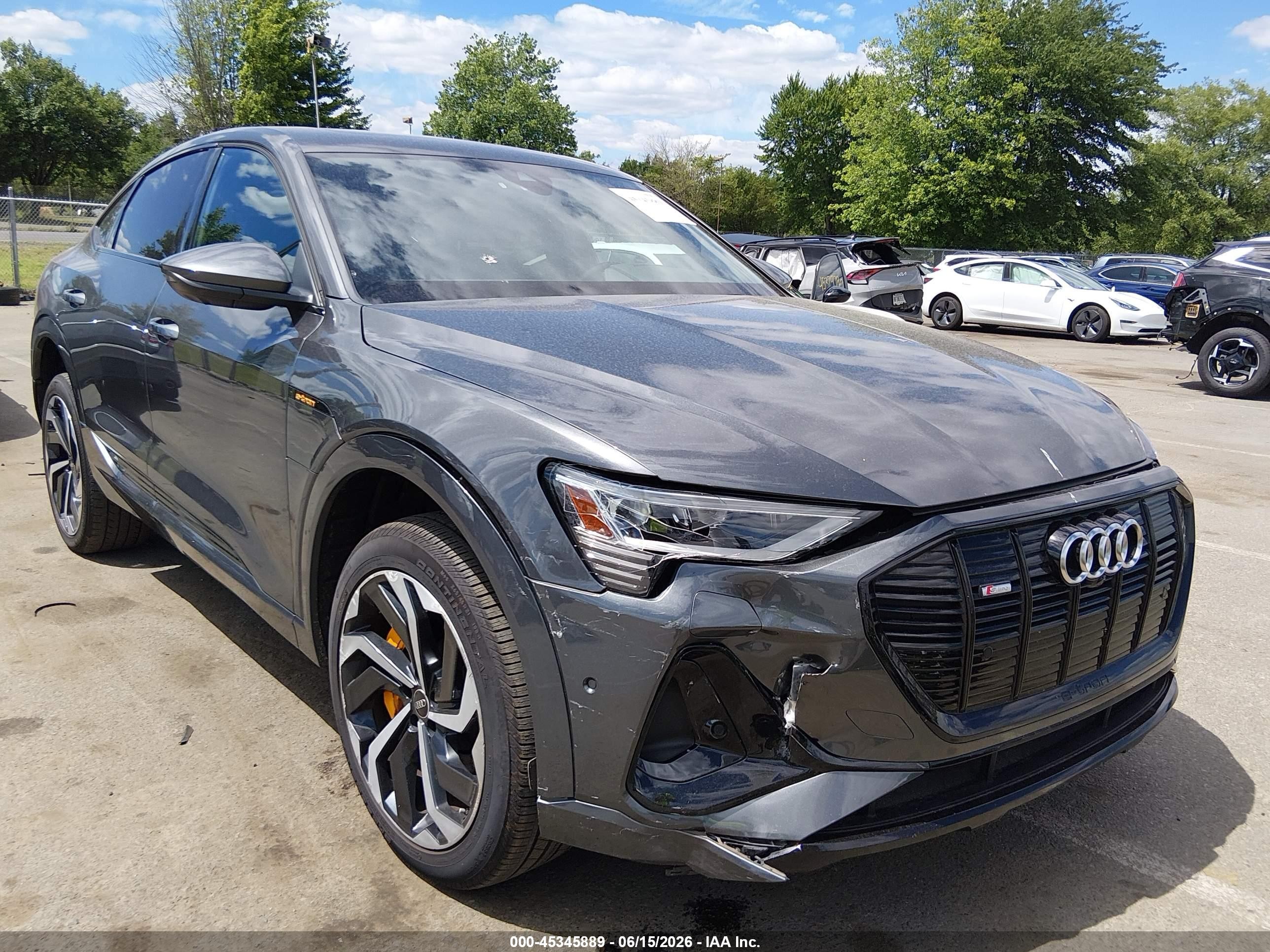 2023 Audi e-tron Sportback S line Premium Plus, VIN WA12AAGE8PB004576 — Front end