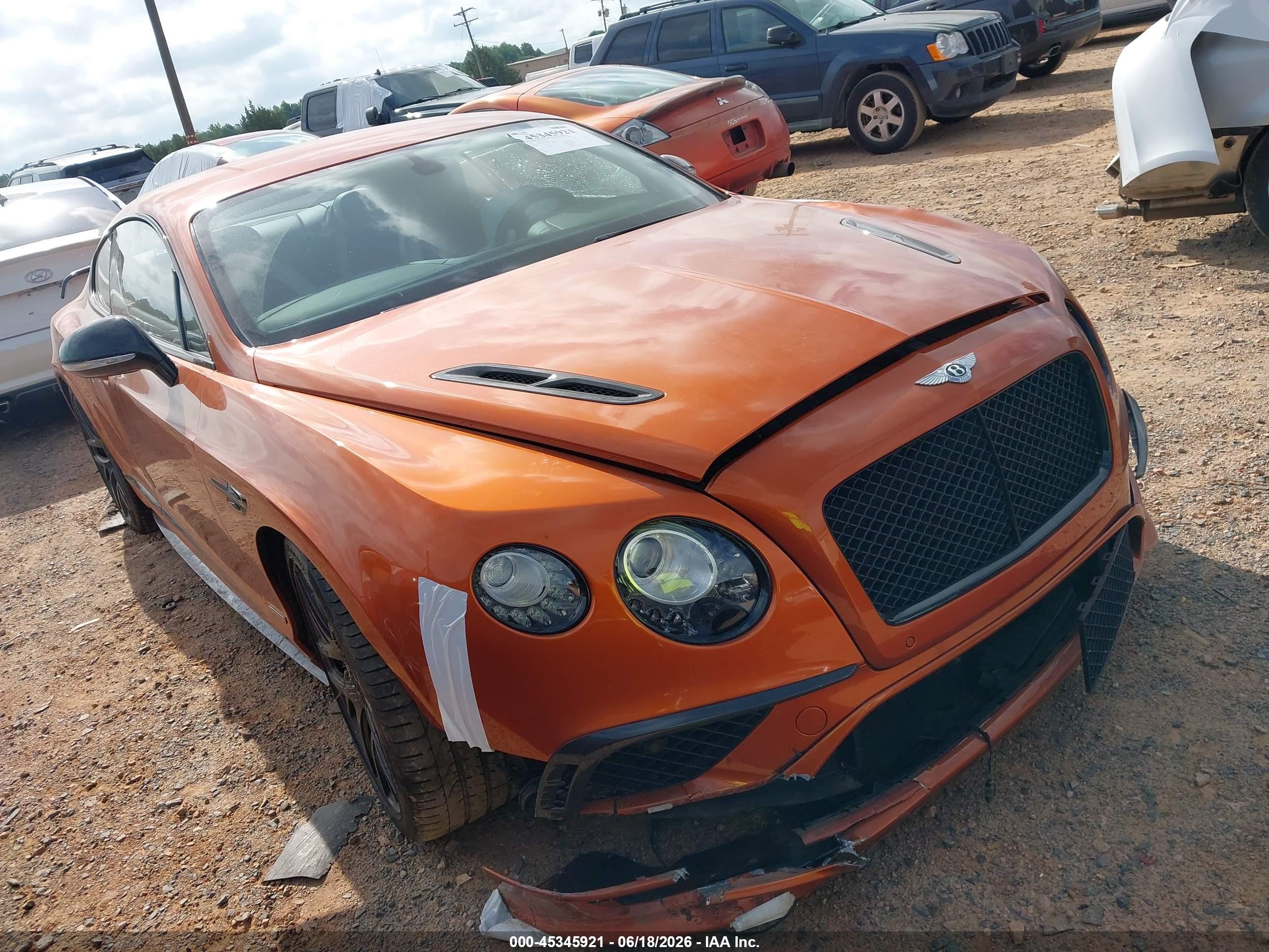 2017 Bentley Continental GT GT Supersports, VIN SCBFB7ZA5HC064251 — Side