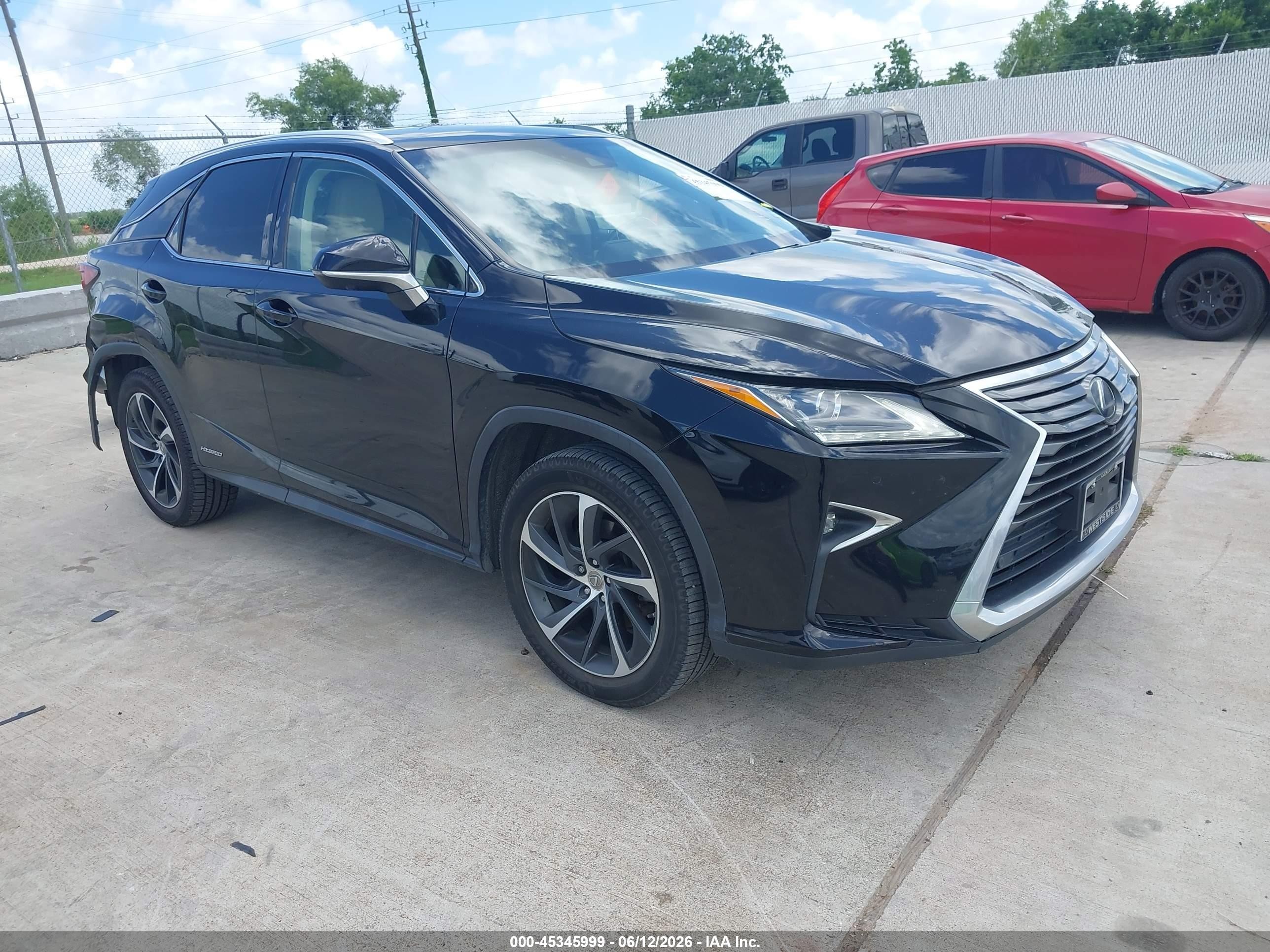 2017 Lexus RX 450h, VIN 2T2BGMCA9HC016842 — Rear end