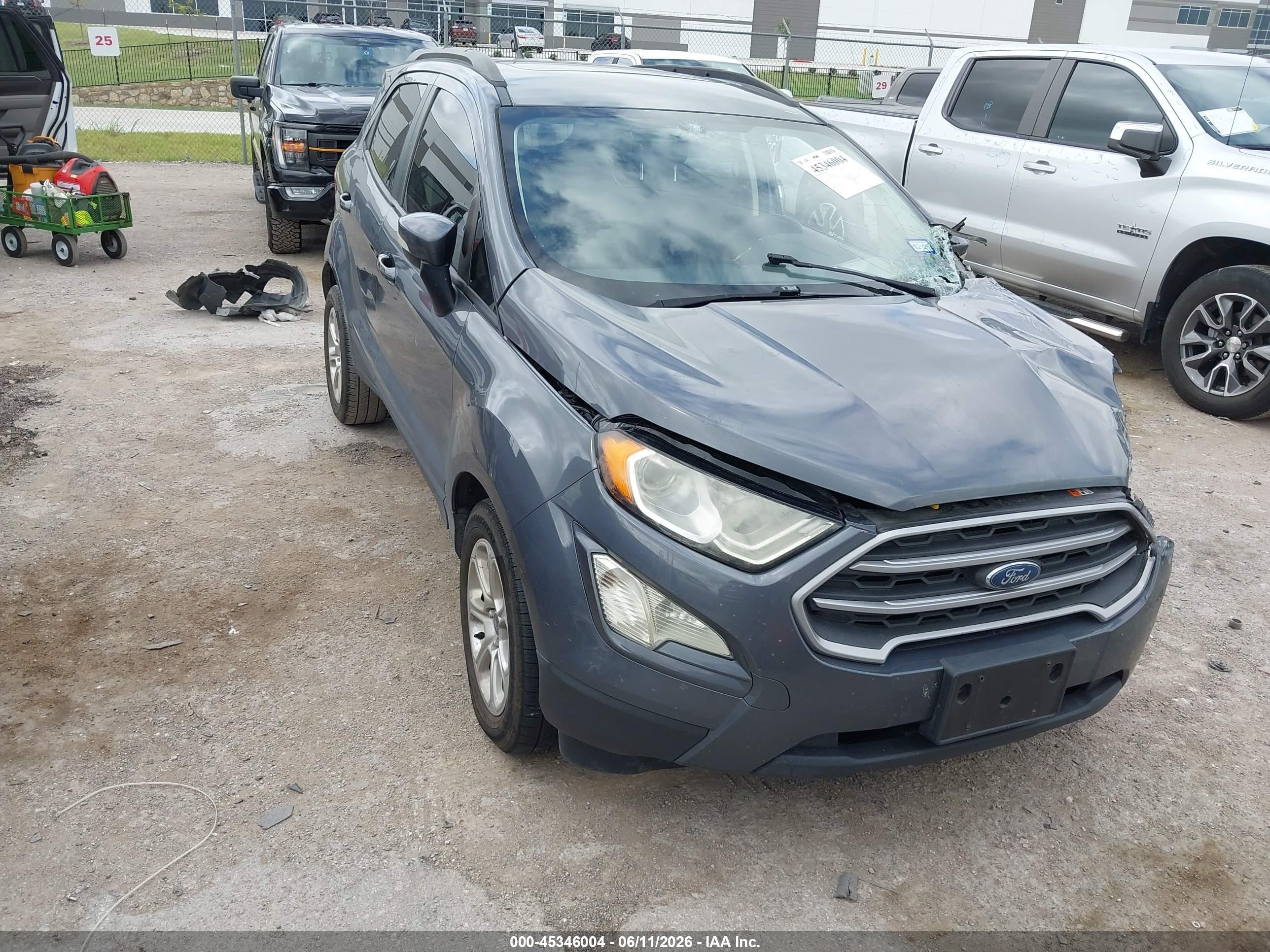 2021 Ford EcoSport SE, VIN MAJ3S2GE9MC396749 — Front end