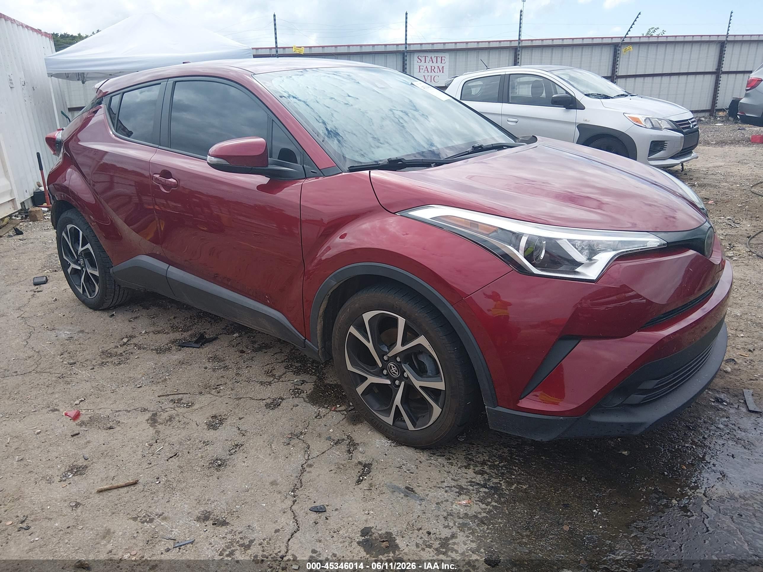 2018 Toyota C-HR XLE, VIN JTNKHMBX6J1005407 — Rear end