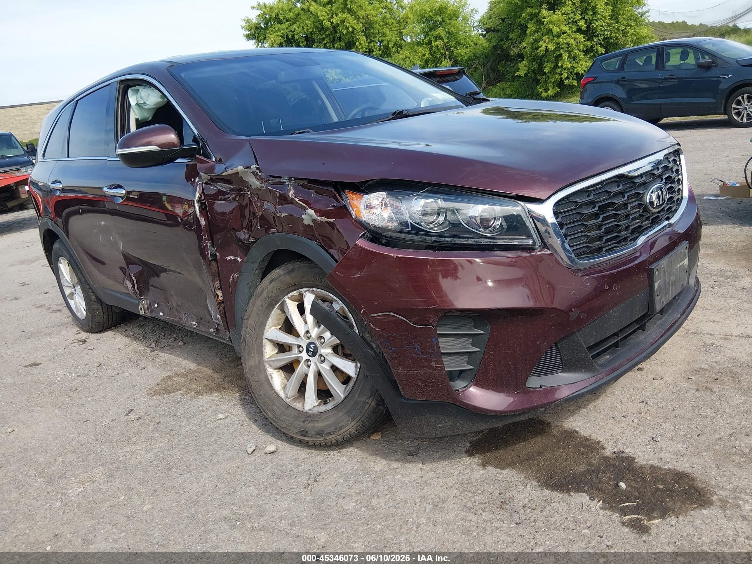 2019 Kia Sorento LX, VIN 5XYPGDA37KG549220 — Undercarriage
