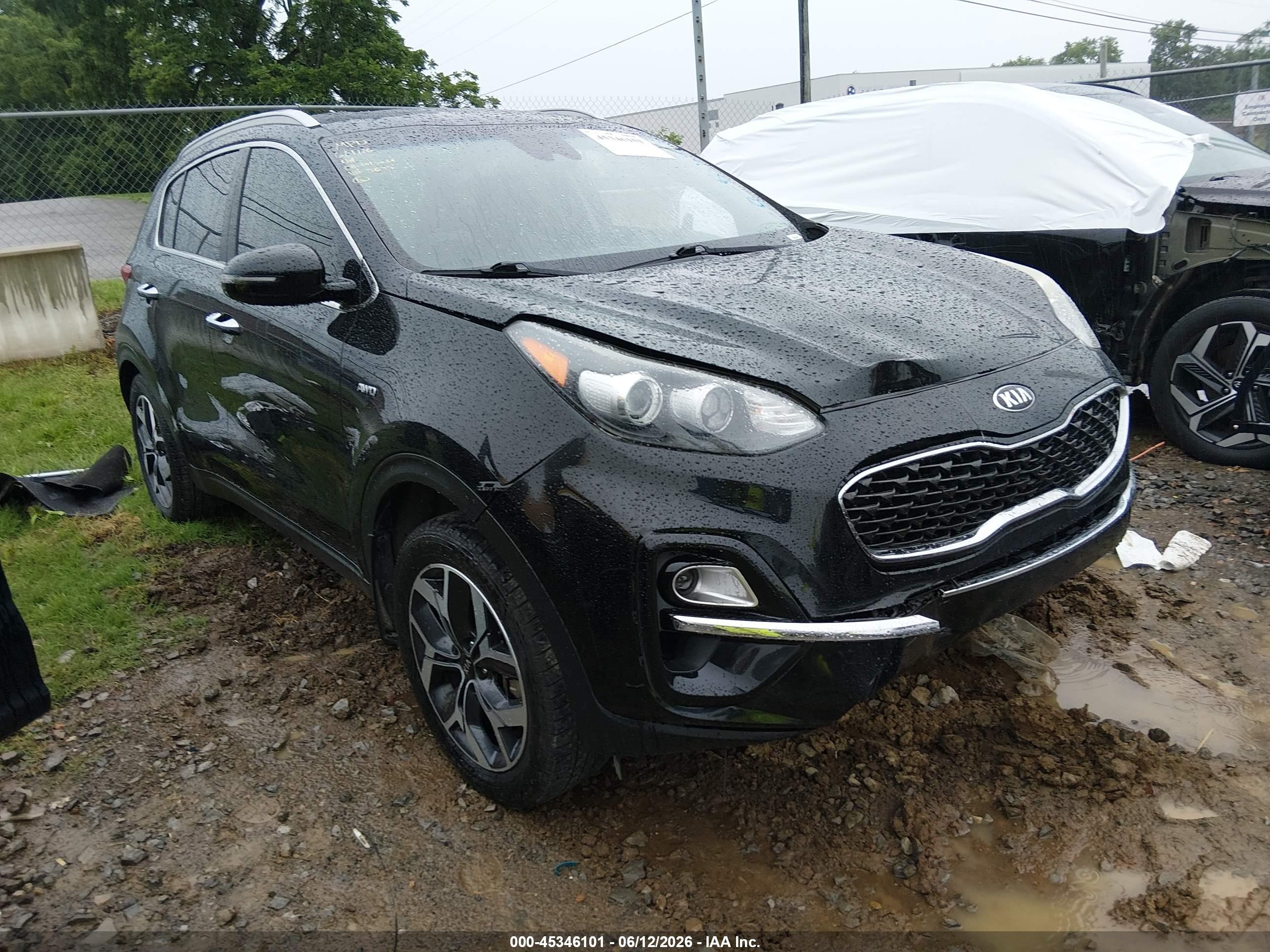 2021 Kia Sportage EX, VIN KNDPNCAC4M7845697 — Front end