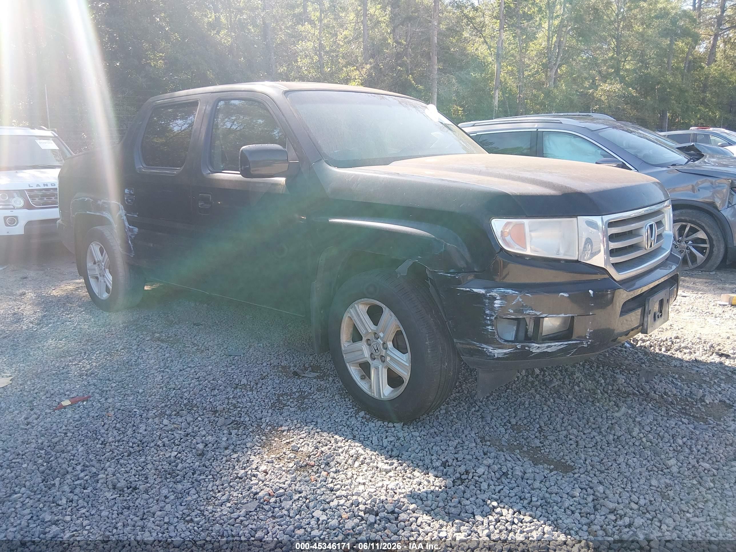 2012 Honda Ridgeline RTL, VIN 5FPYK1F58CB454161 — Normal wear
