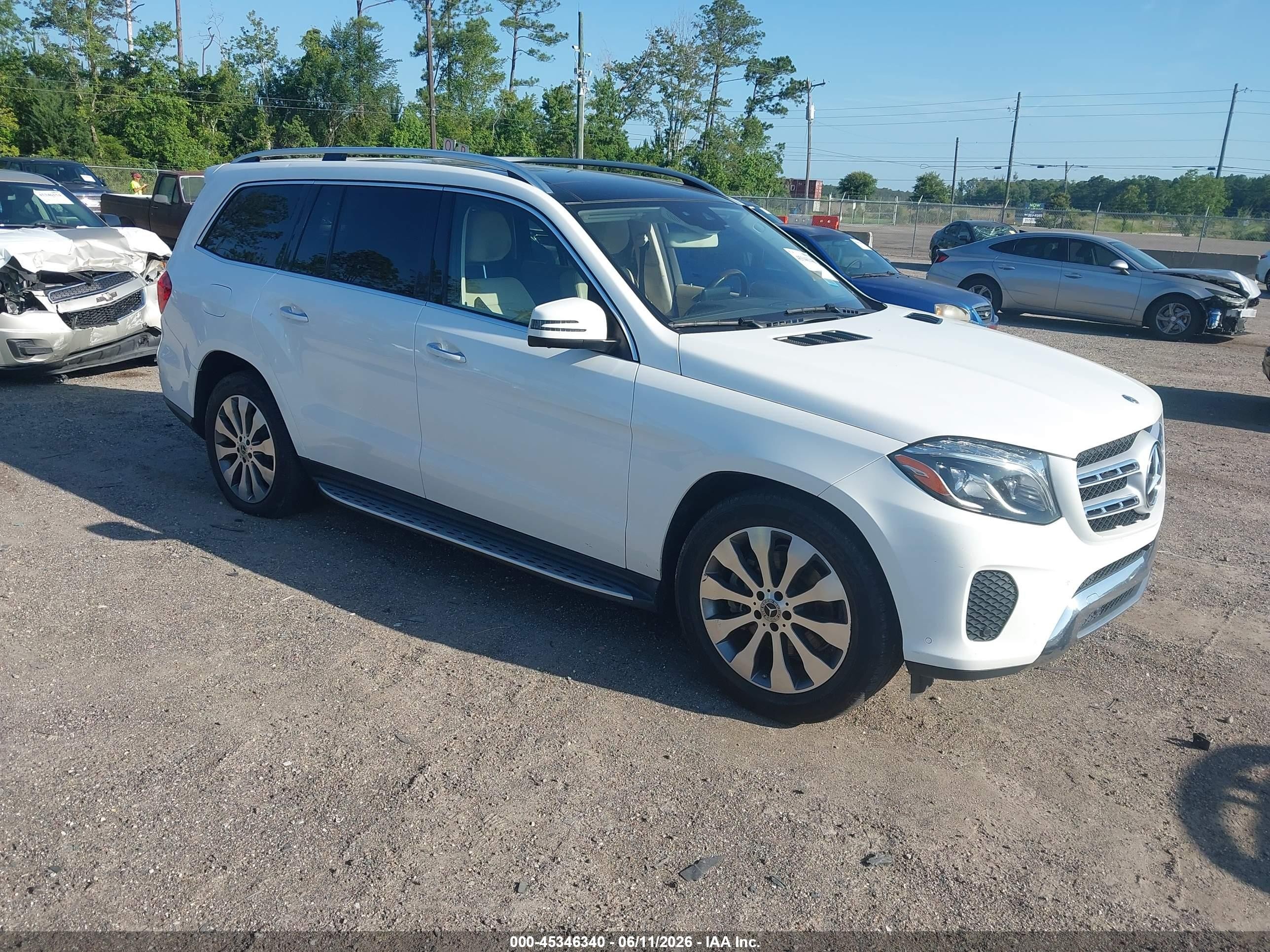 2018 Mercedes-Benz GLS 450, VIN 4JGDF6EE8JB092760 — Not stated