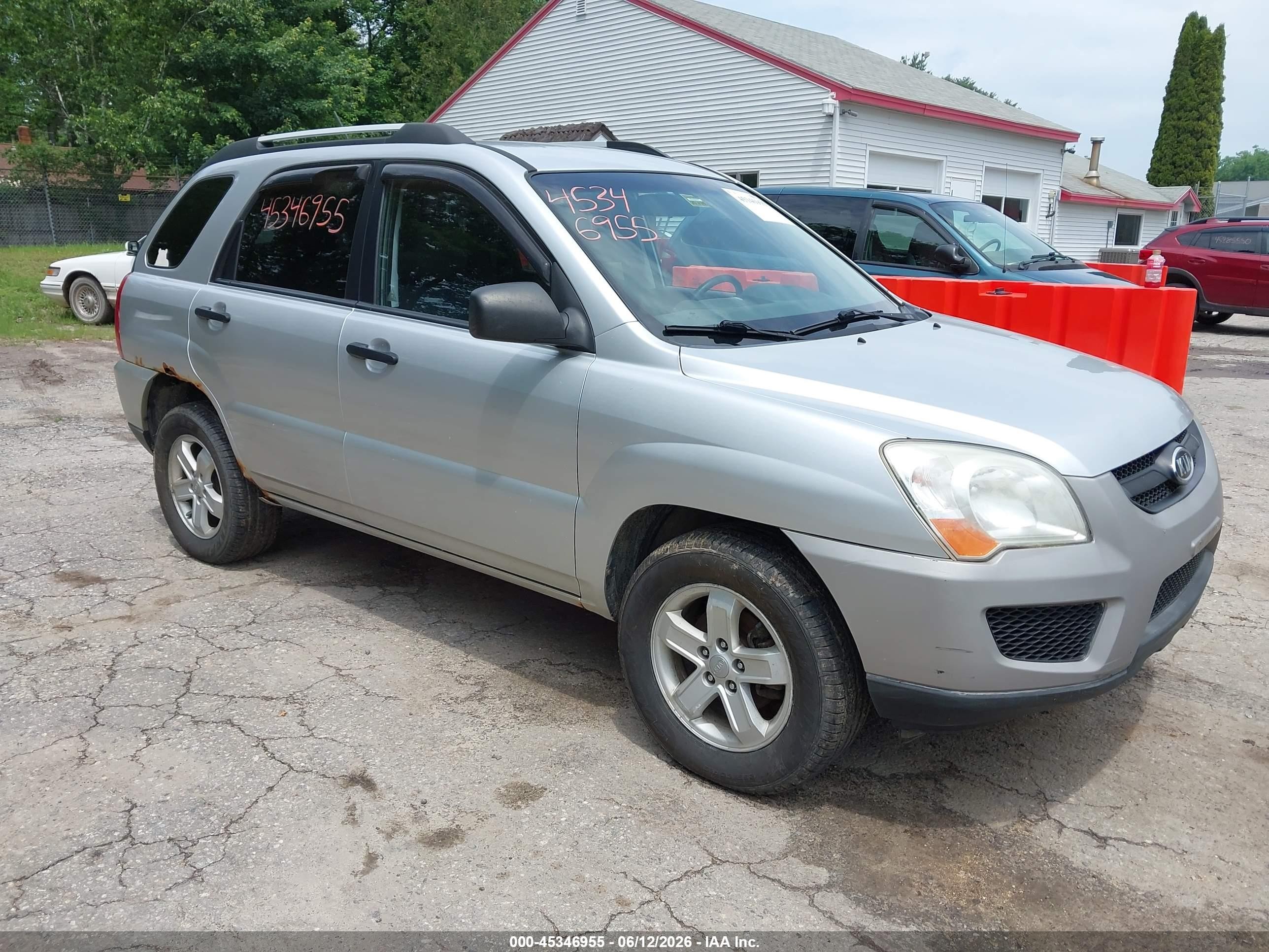 2010 Kia Sportage LX, VIN KNDKGCA30A7723547 — Normal wear