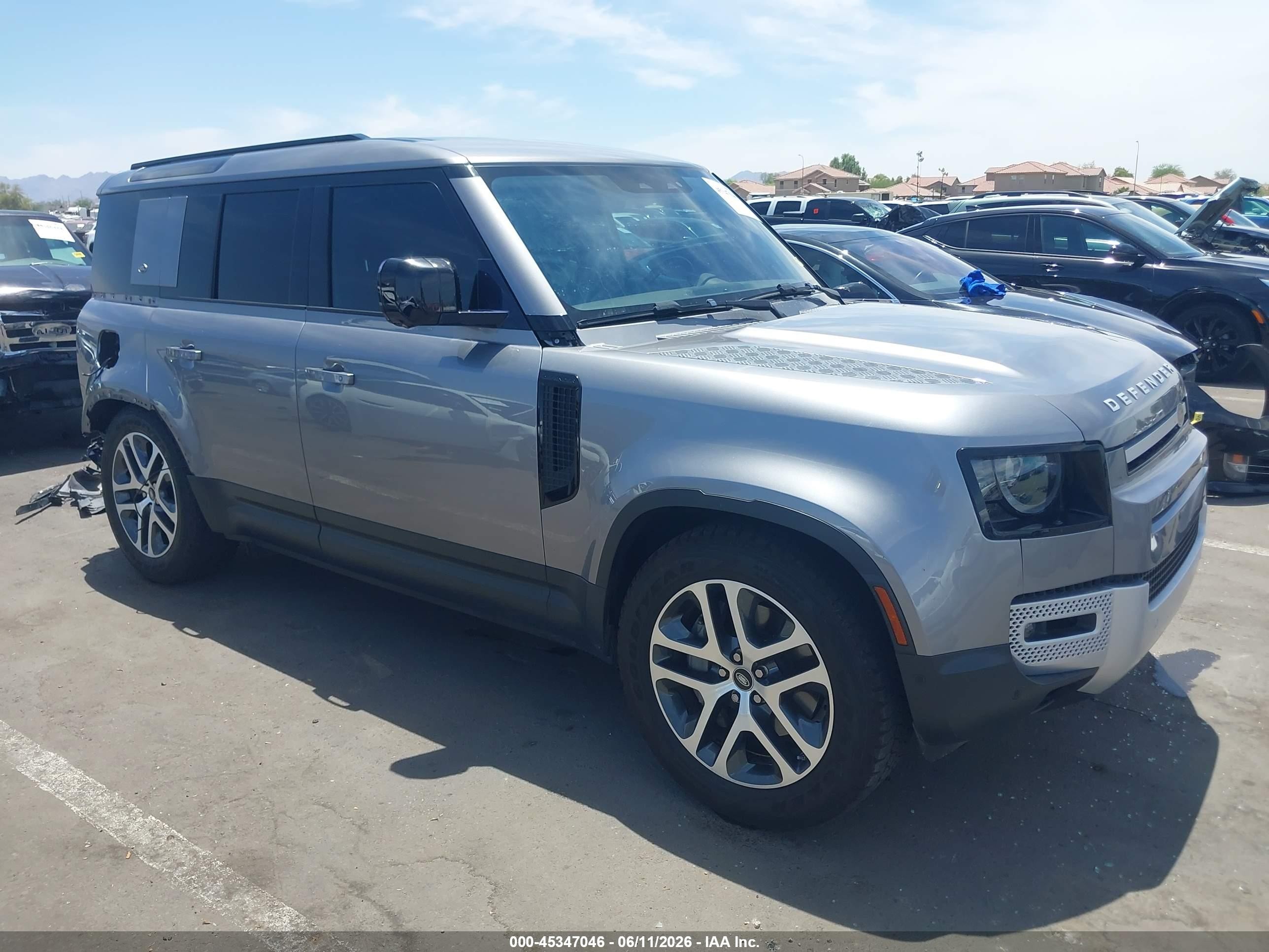 2020 Land Rover Defender SE, VIN SALEPEEU7L2012481 — Rear end