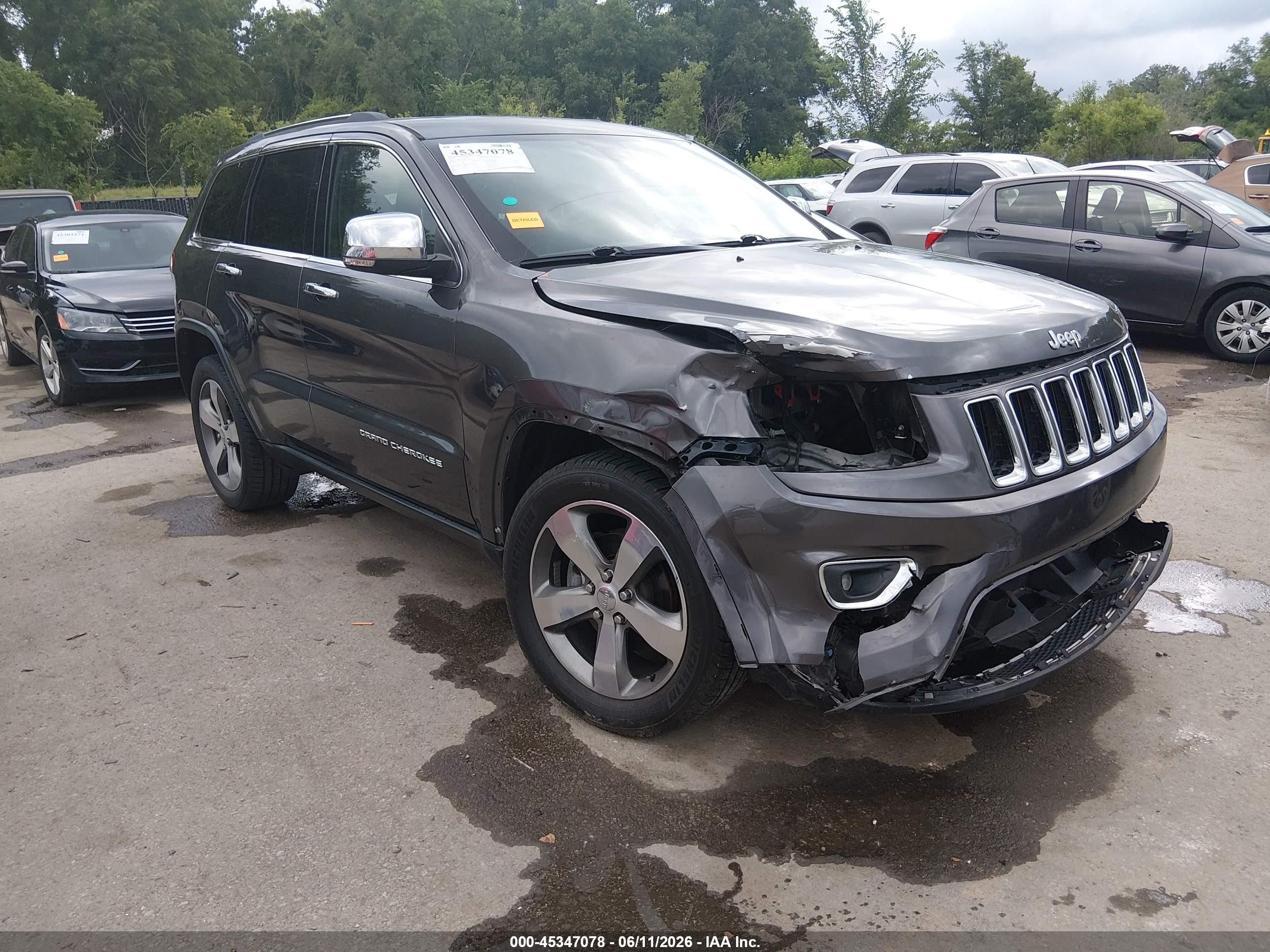 2016 Jeep Grand Cherokee Limited, VIN 1C4RJFBG5GC443724 — Front end