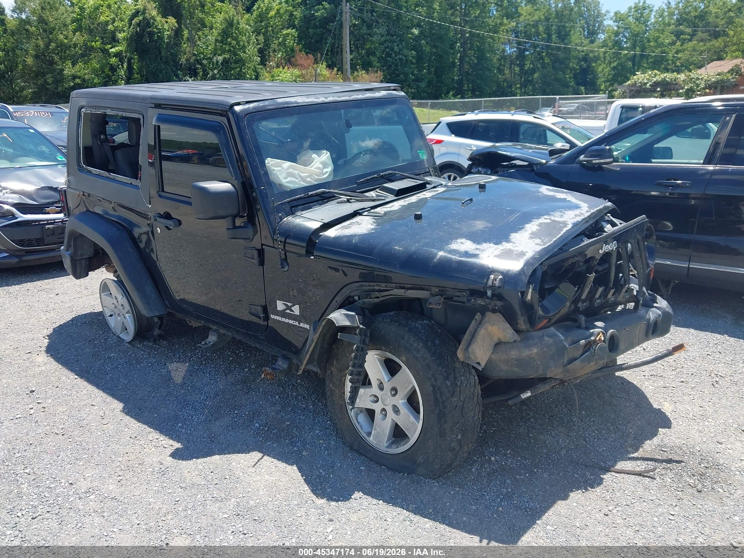 2009 Jeep Wrangler X, VIN 1J4FA24129L746462 — All over
